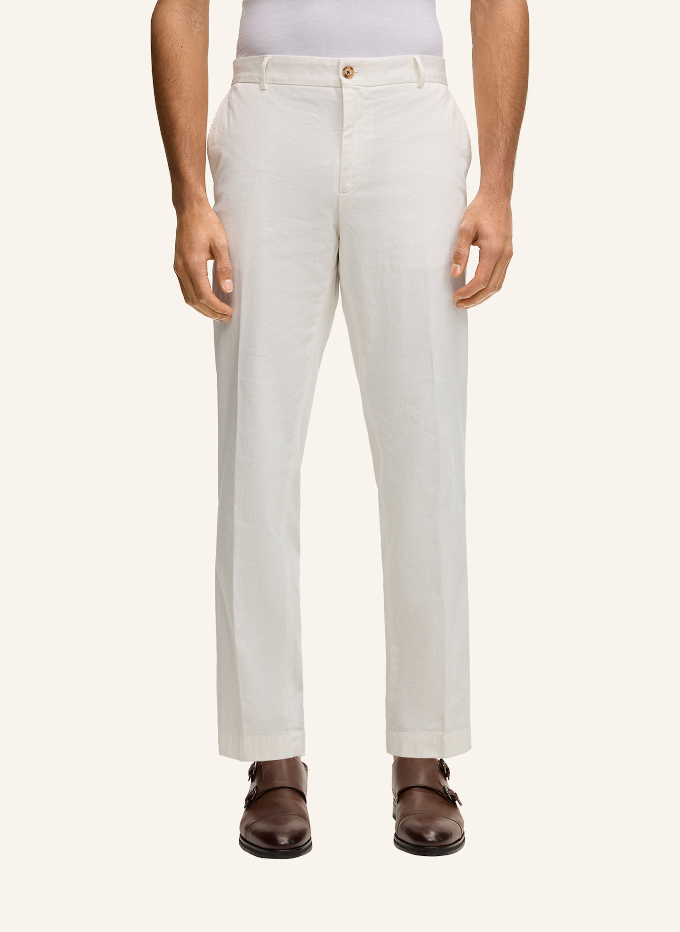 JOOP! Chino Slim Fit: WEISS