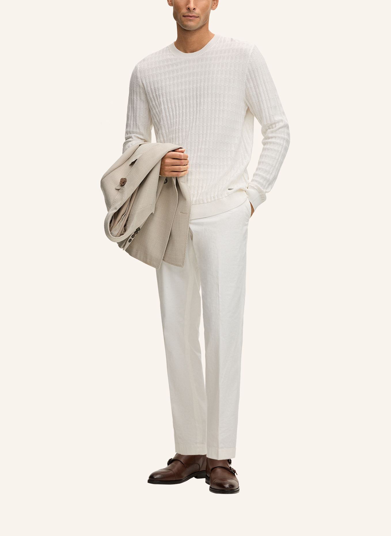 JOOP! Chino Slim Fit: WEISS