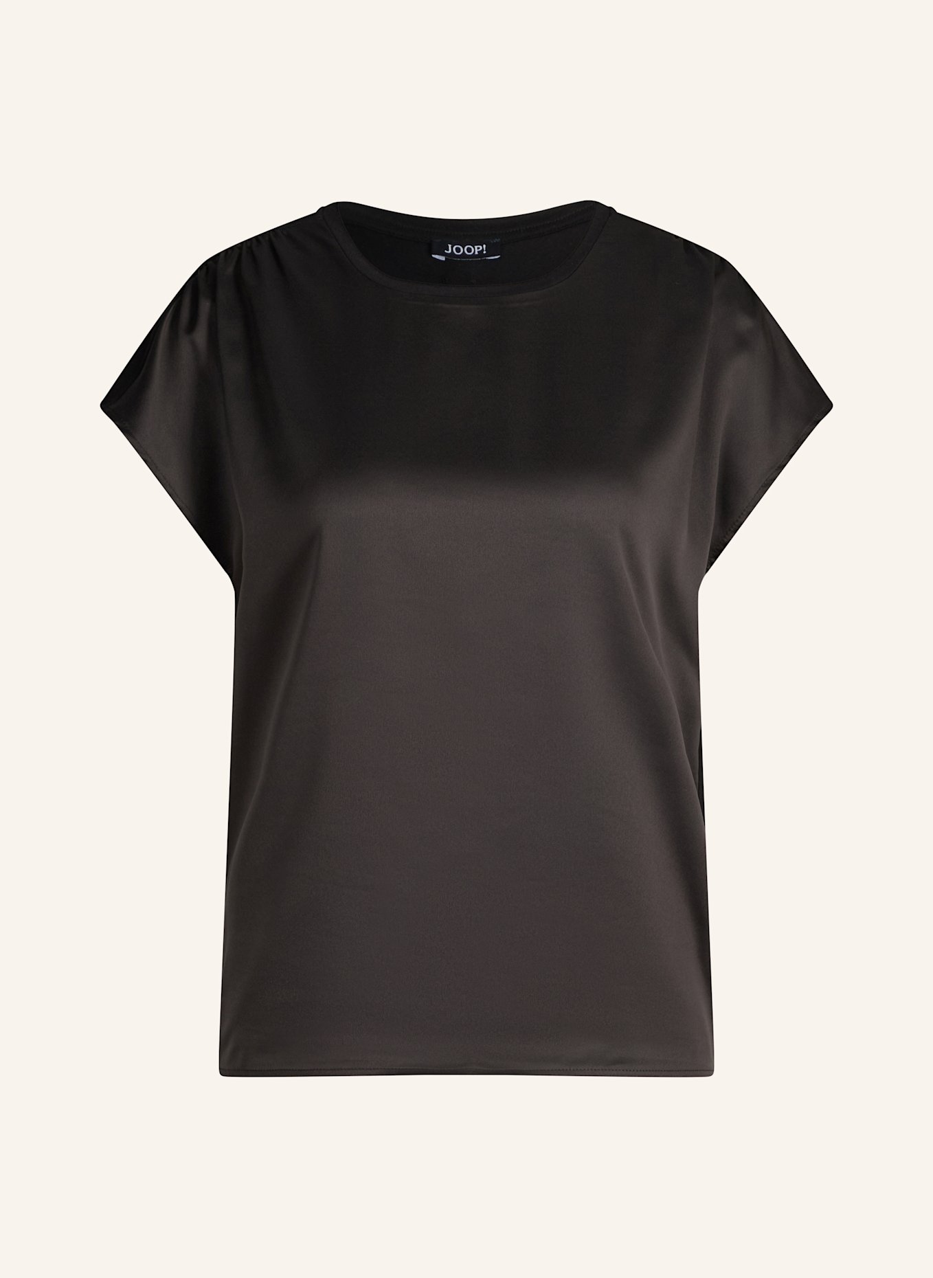 JOOP! Blusenshirt TANCY im Materialmix: SCHWARZ
