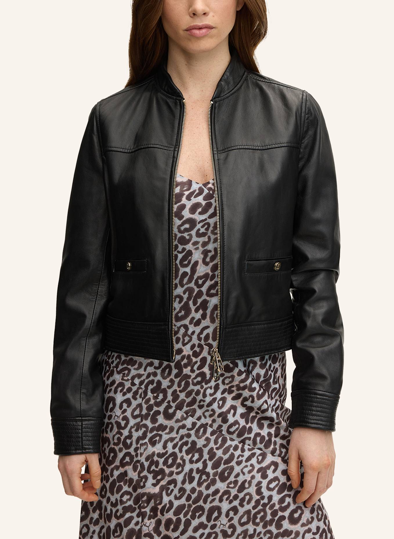 JOOP! Lederjacke: SCHWARZ