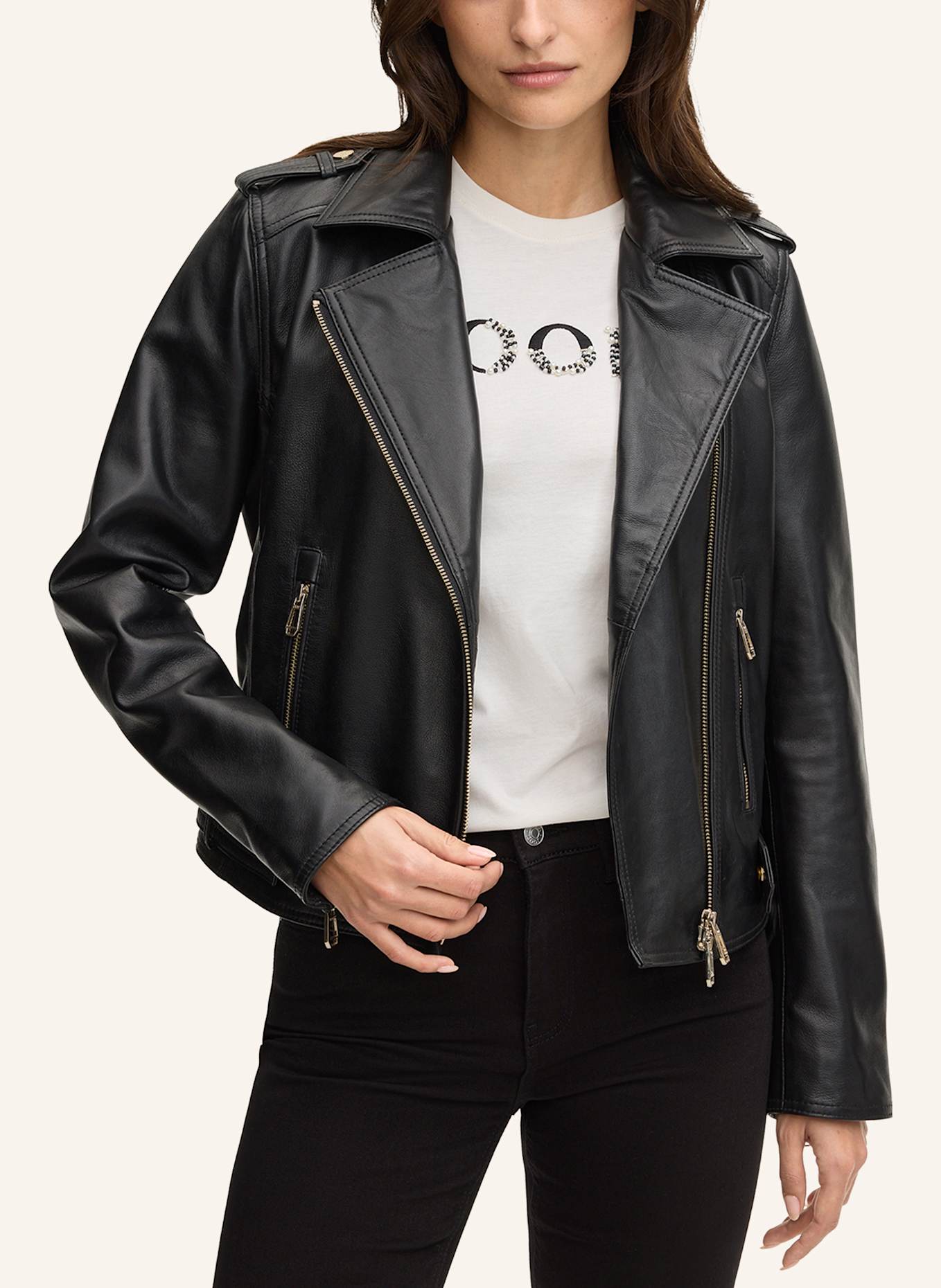 JOOP! Lederjacke: SCHWARZ