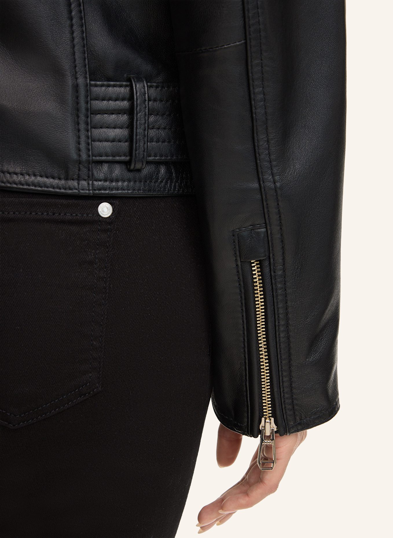 JOOP! Lederjacke: SCHWARZ