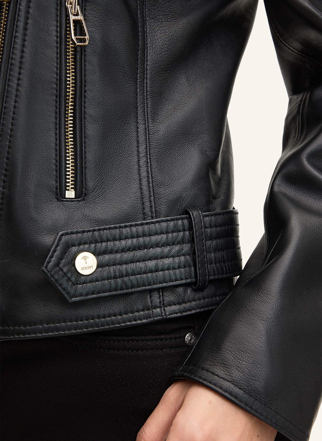 JOOP! Lederjacke: SCHWARZ