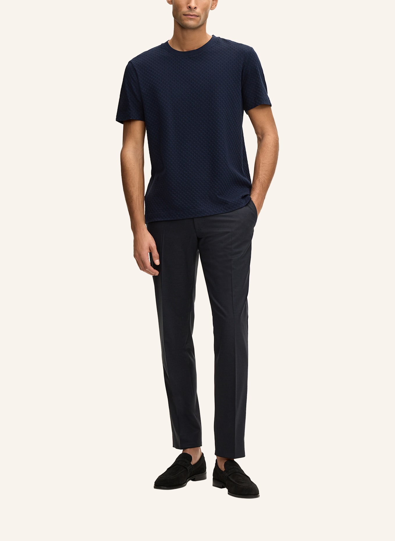 JOOP! T-Shirt: DUNKELBLAU