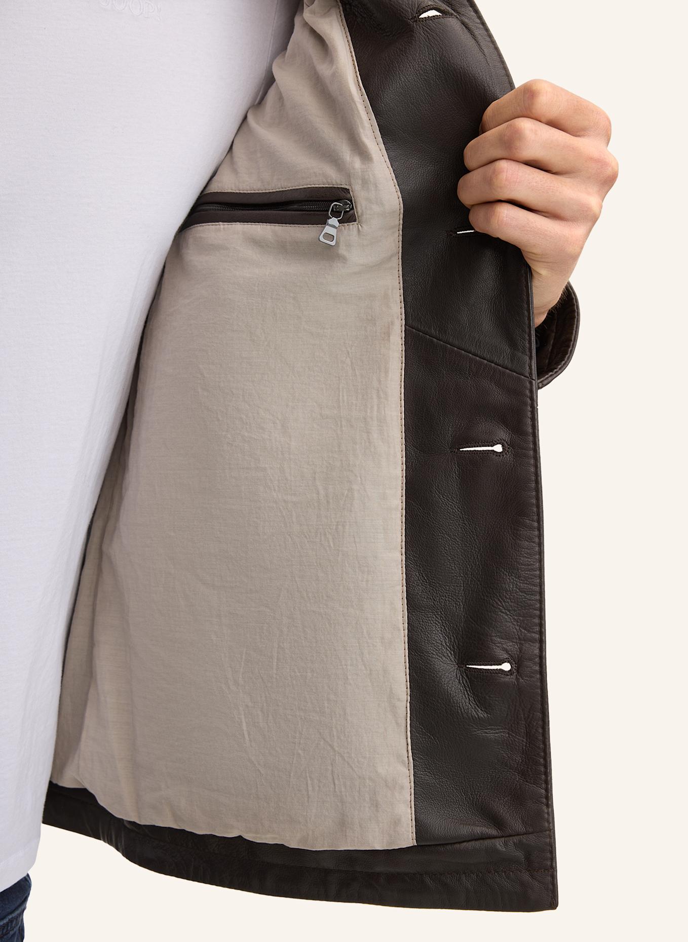 JOOP! Lederjacke: DUNKELBRAUN