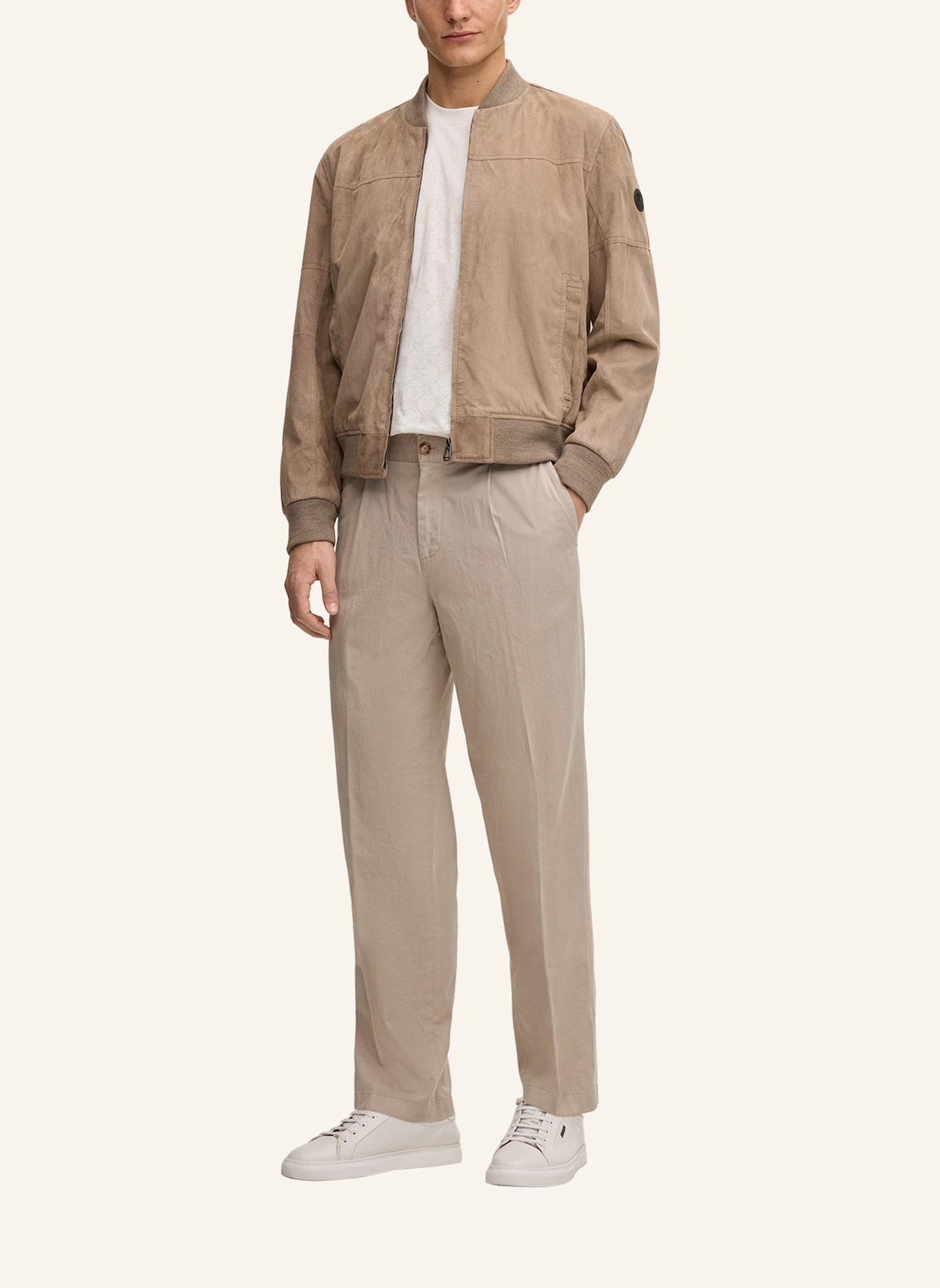 JOOP! Lederjacke: BEIGE