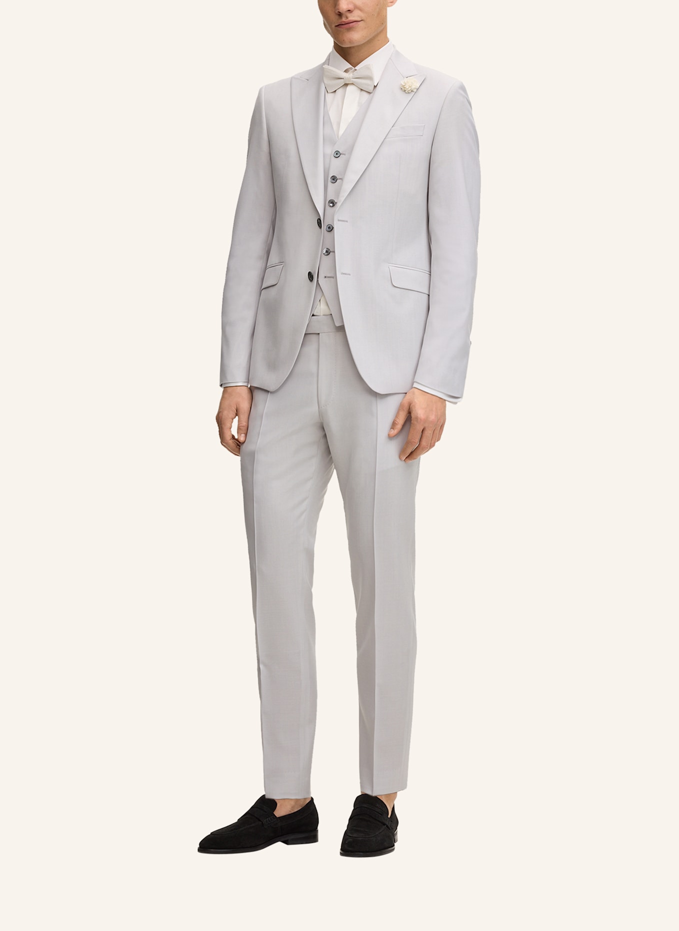 JOOP! Weste Regular Fit: HELLGRAU