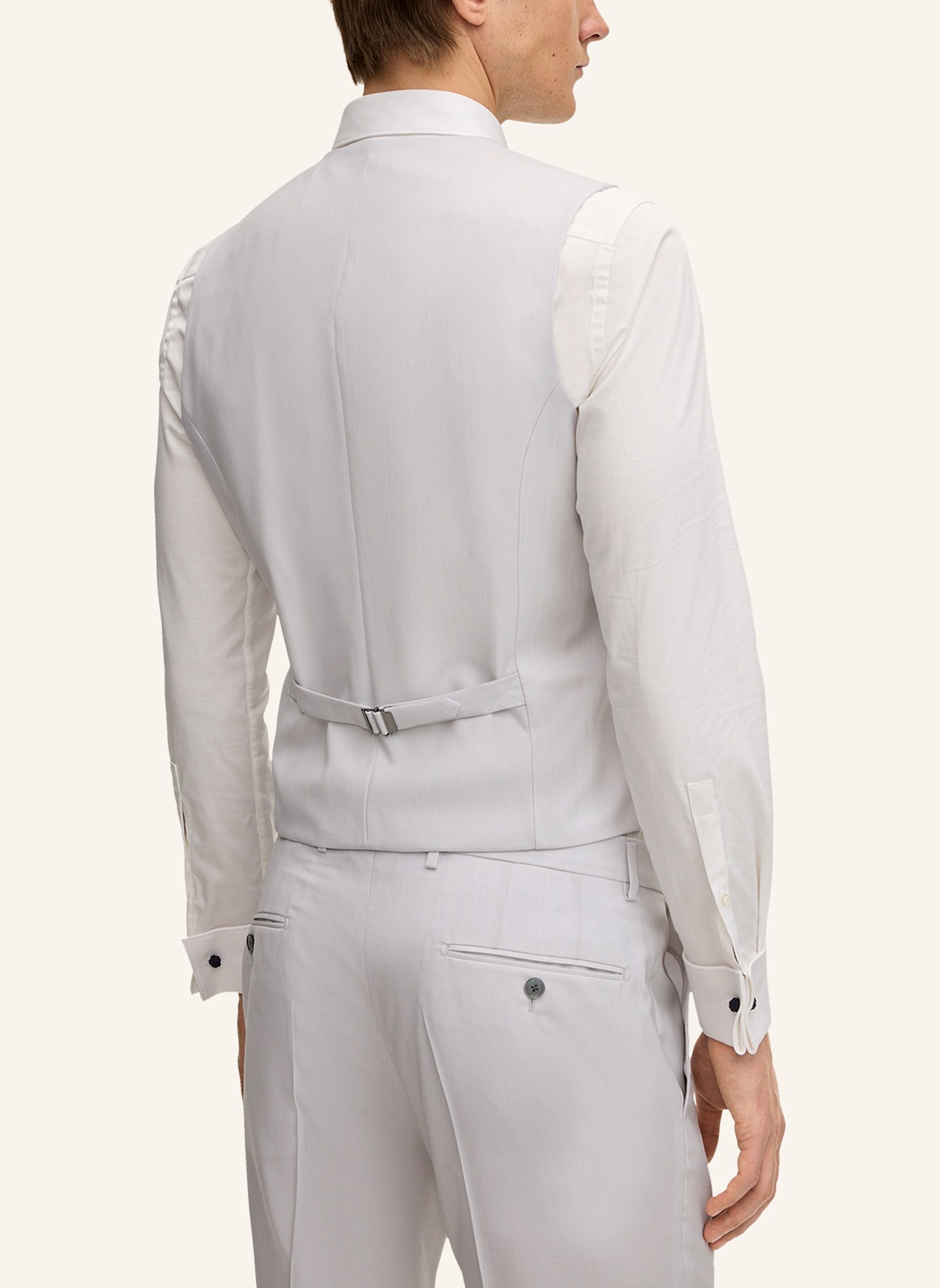 JOOP! Weste Regular Fit: HELLGRAU