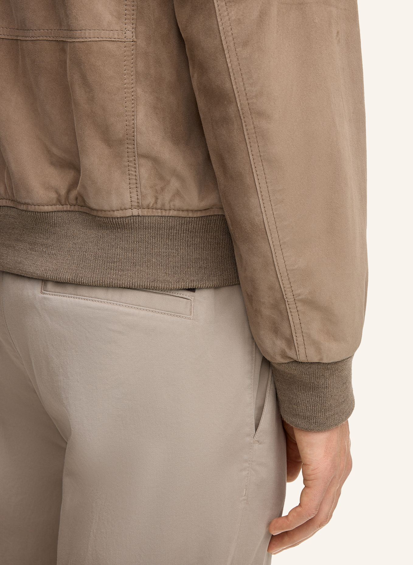 JOOP! Lederjacke: BEIGE