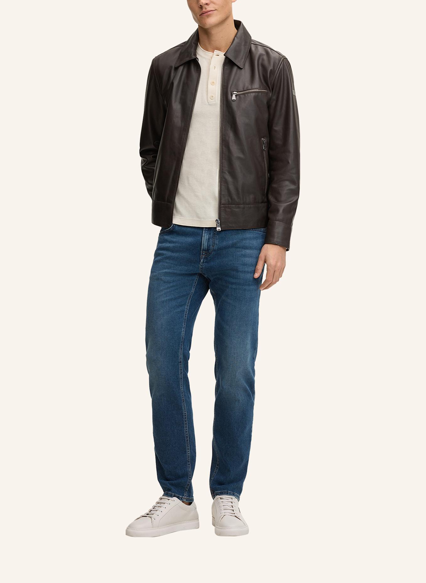 JOOP! JEANS Lederjacke: DUNKELBRAUN