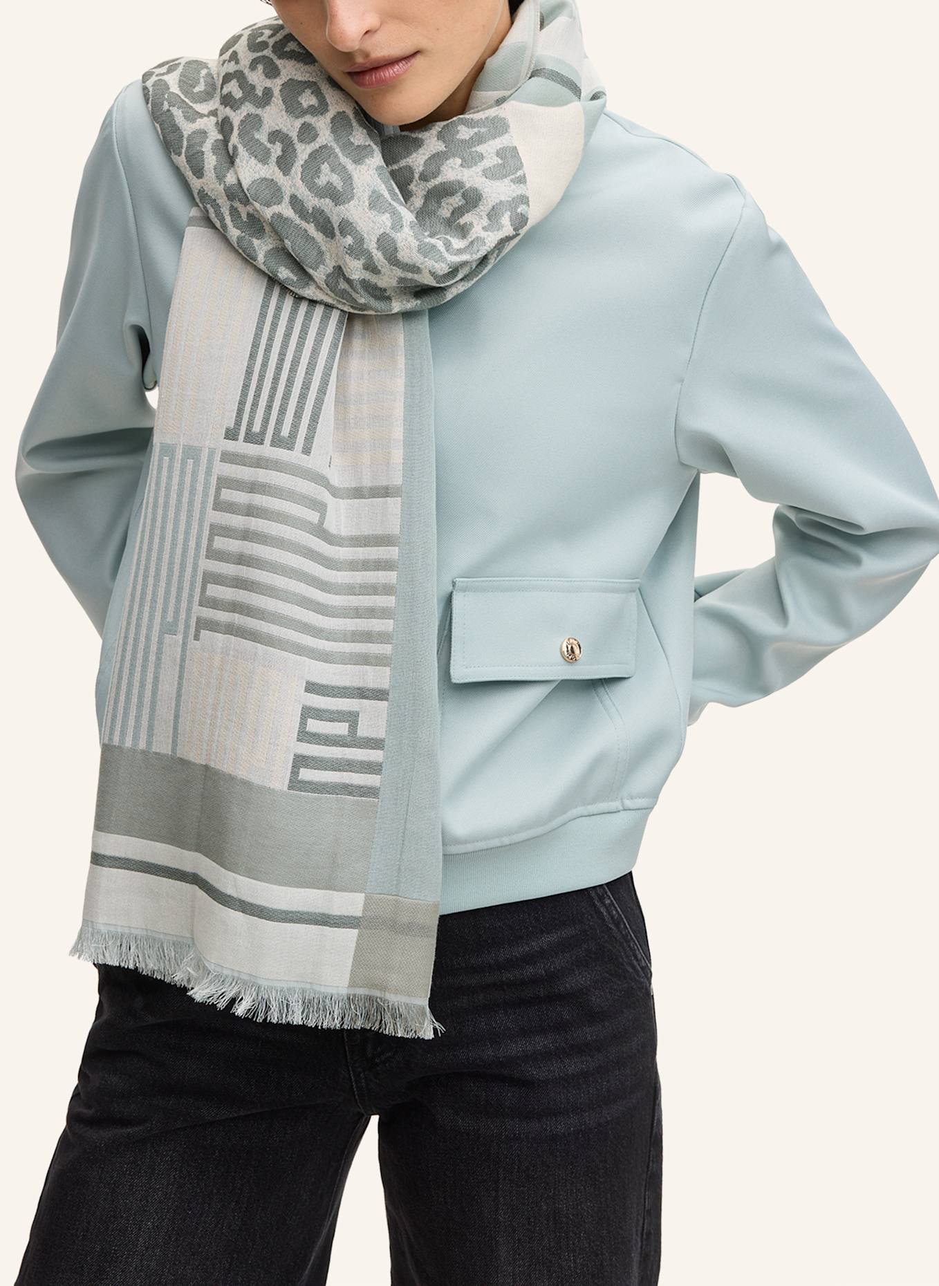 JOOP! Tuch: BEIGE/ HELLBLAU