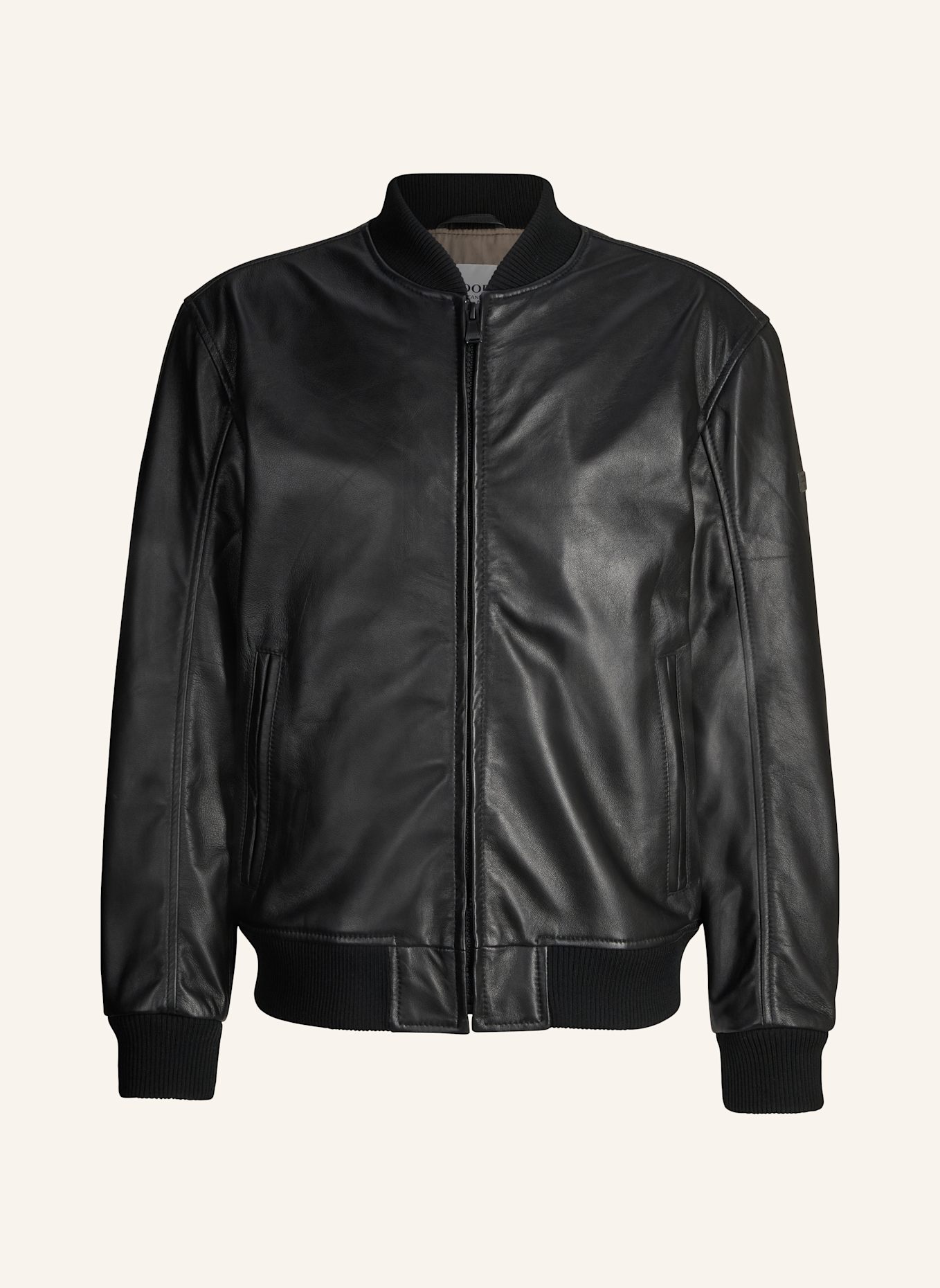 JOOP! JEANS Lederjacke: SCHWARZ