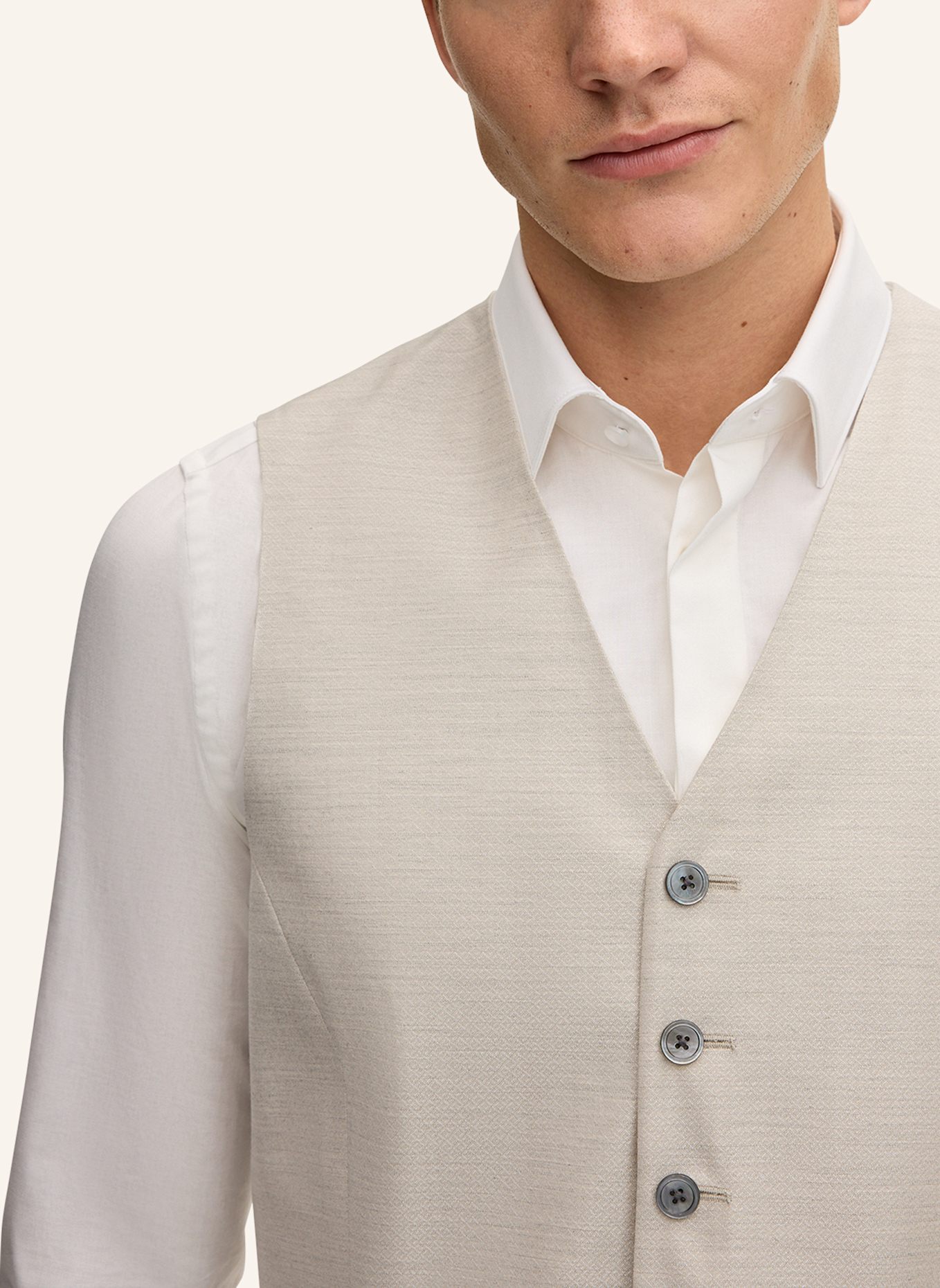 JOOP! Weste Regular Fit: BEIGE