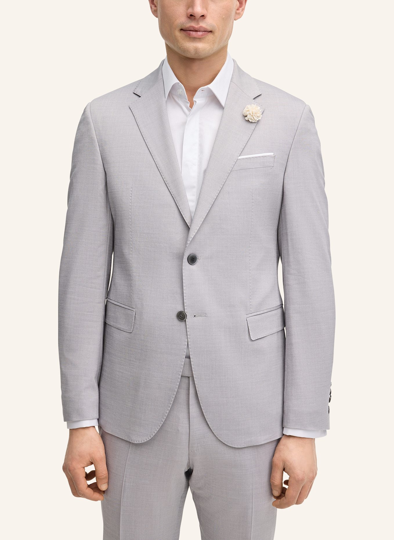 JOOP! Anzugsakko HERBY Slim Fit: HELLGRAU