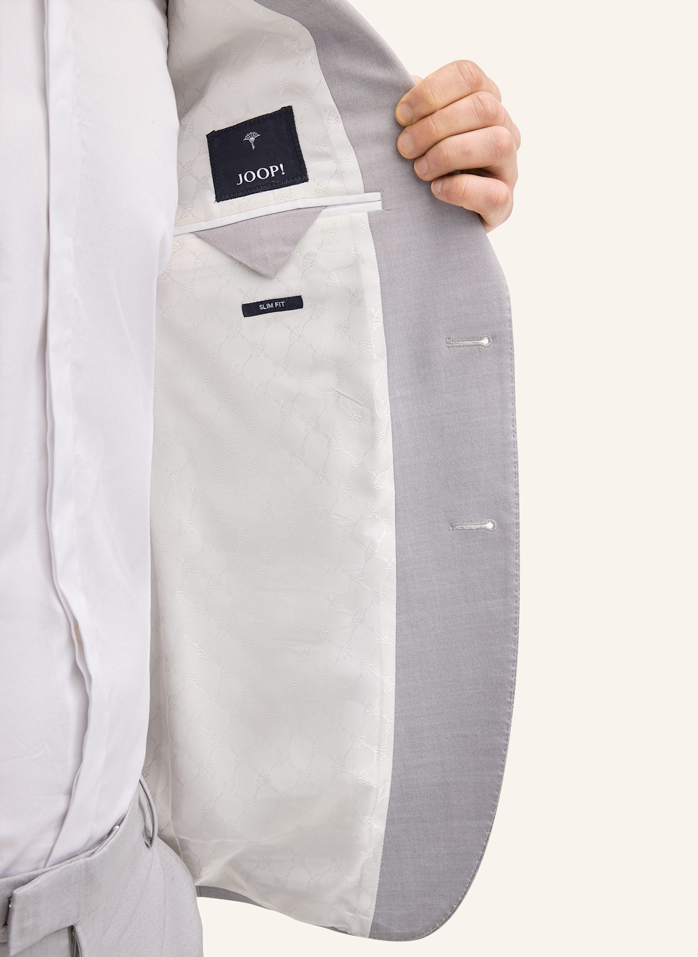 JOOP! Anzugsakko HERBY Slim Fit: HELLGRAU