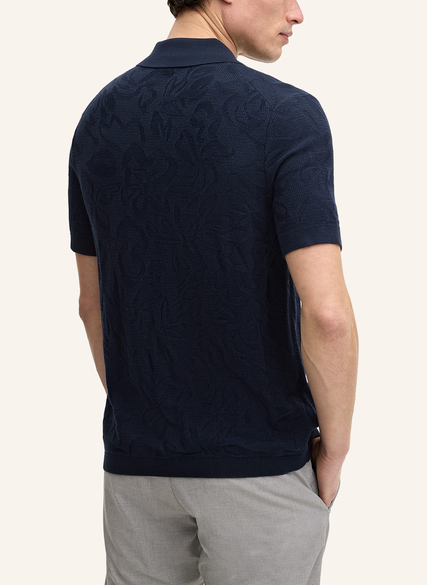 JOOP! JEANS Polohemd: DUNKELBLAU