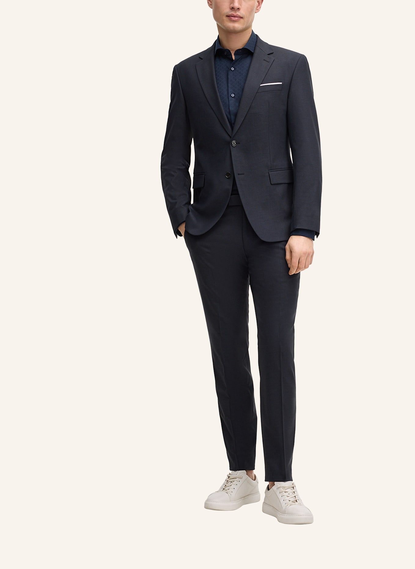 JOOP! Hemd Slim Fit: DUNKELBLAU