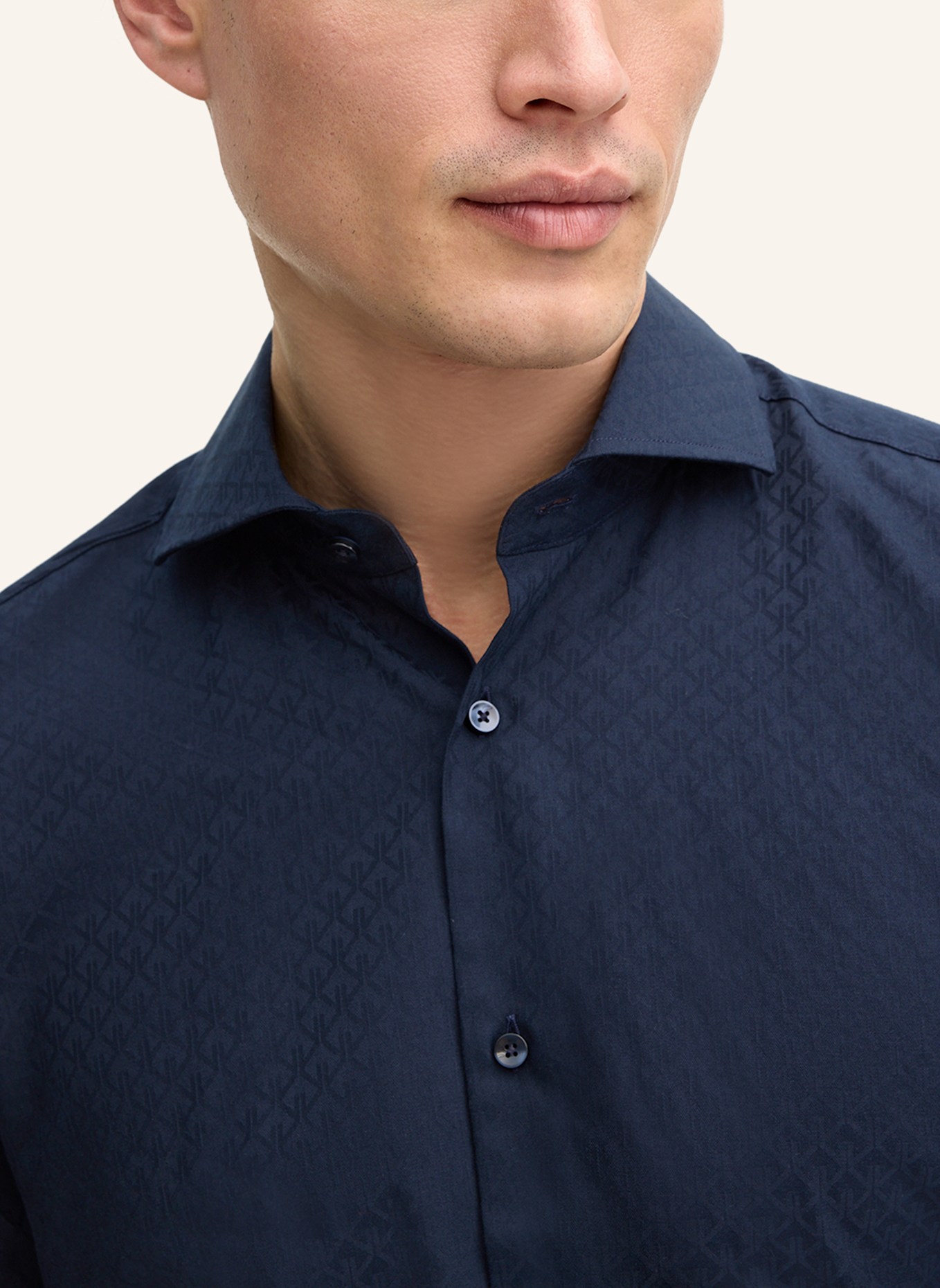 JOOP! Hemd Slim Fit: DUNKELBLAU