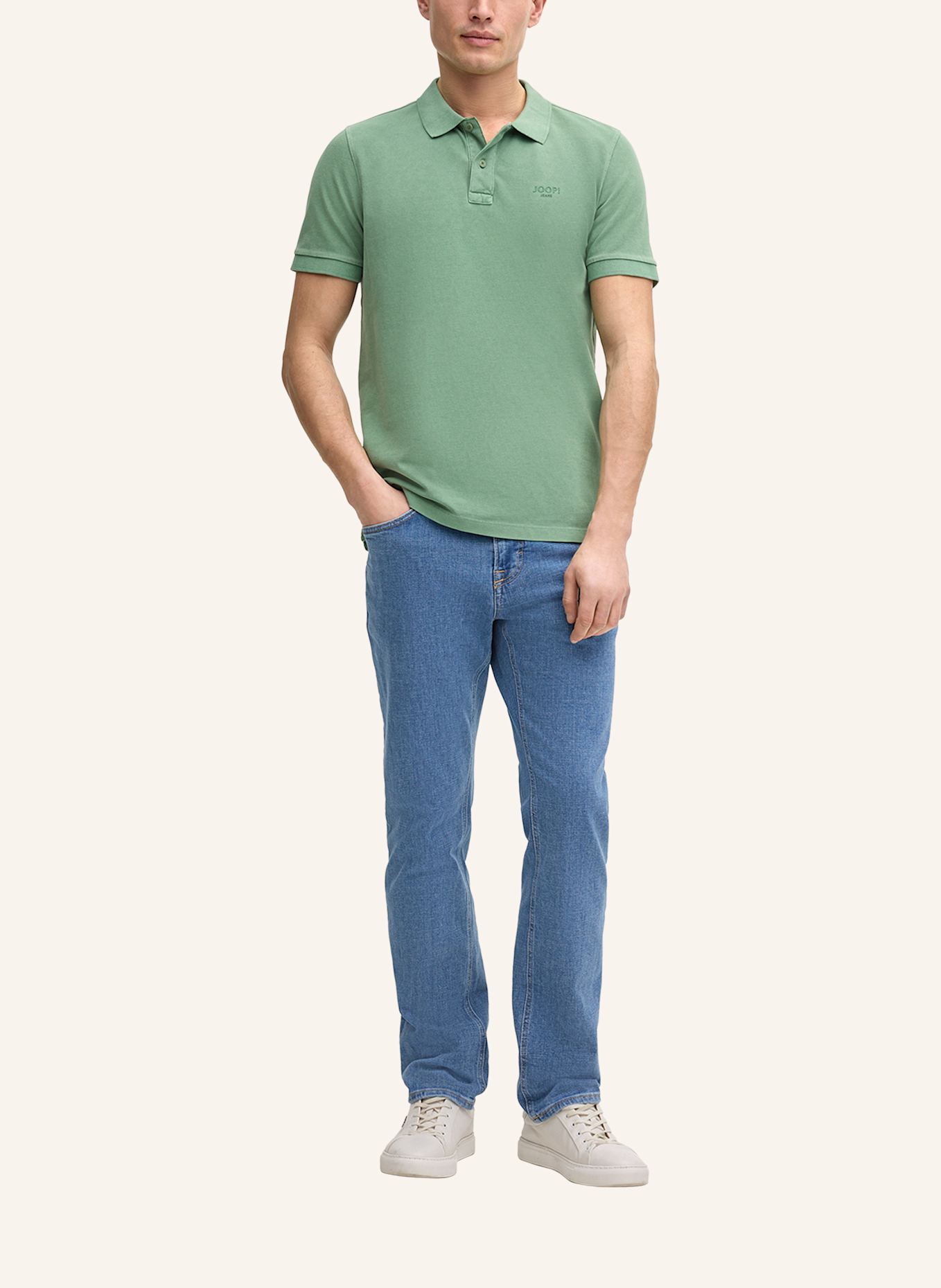 JOOP! JEANS Piqué-Poloshirt AMBROSIAN: GRÜN