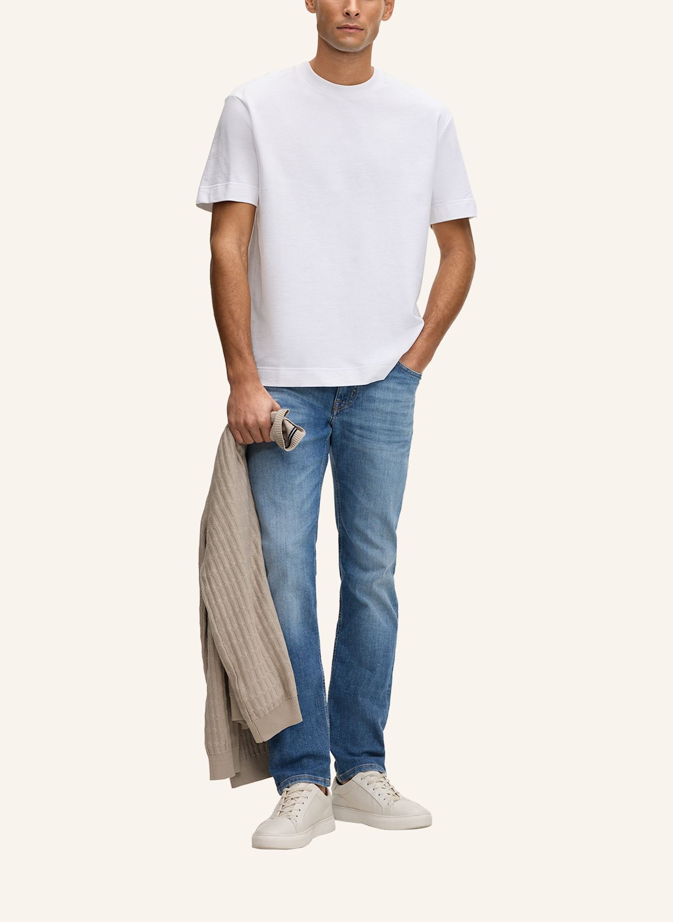 JOOP! T-Shirt: WEISS