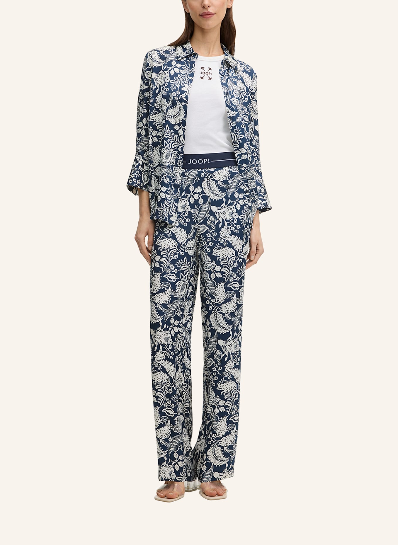 JOOP! Jacquard-Hose: DUNKELBLAU