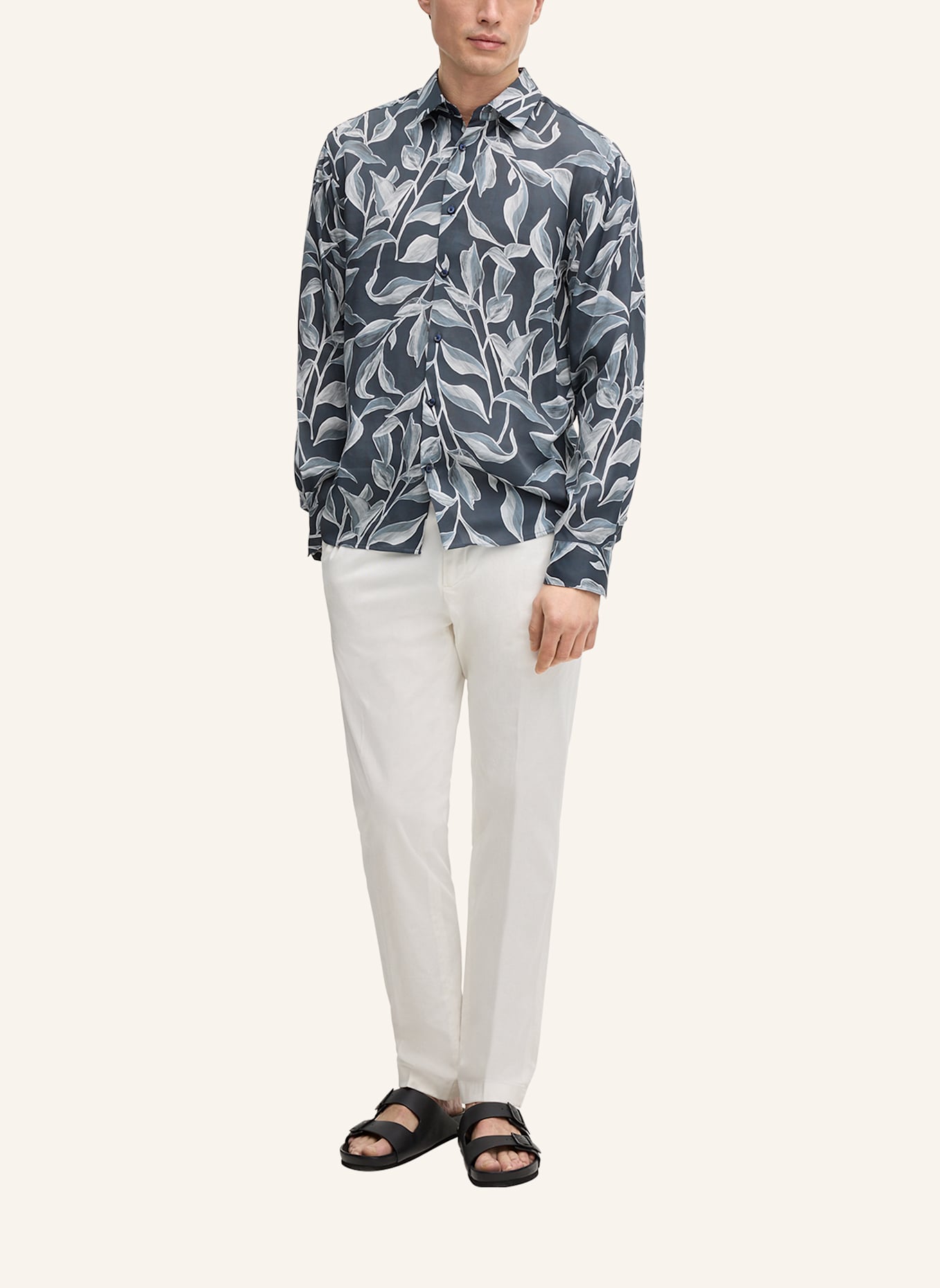 JOOP! Hemd Loose Fit: DUNKELBLAU