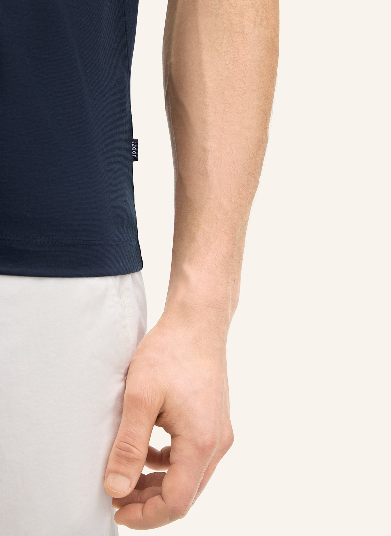 JOOP! Zip-Poloshirt: DUNKELBLAU