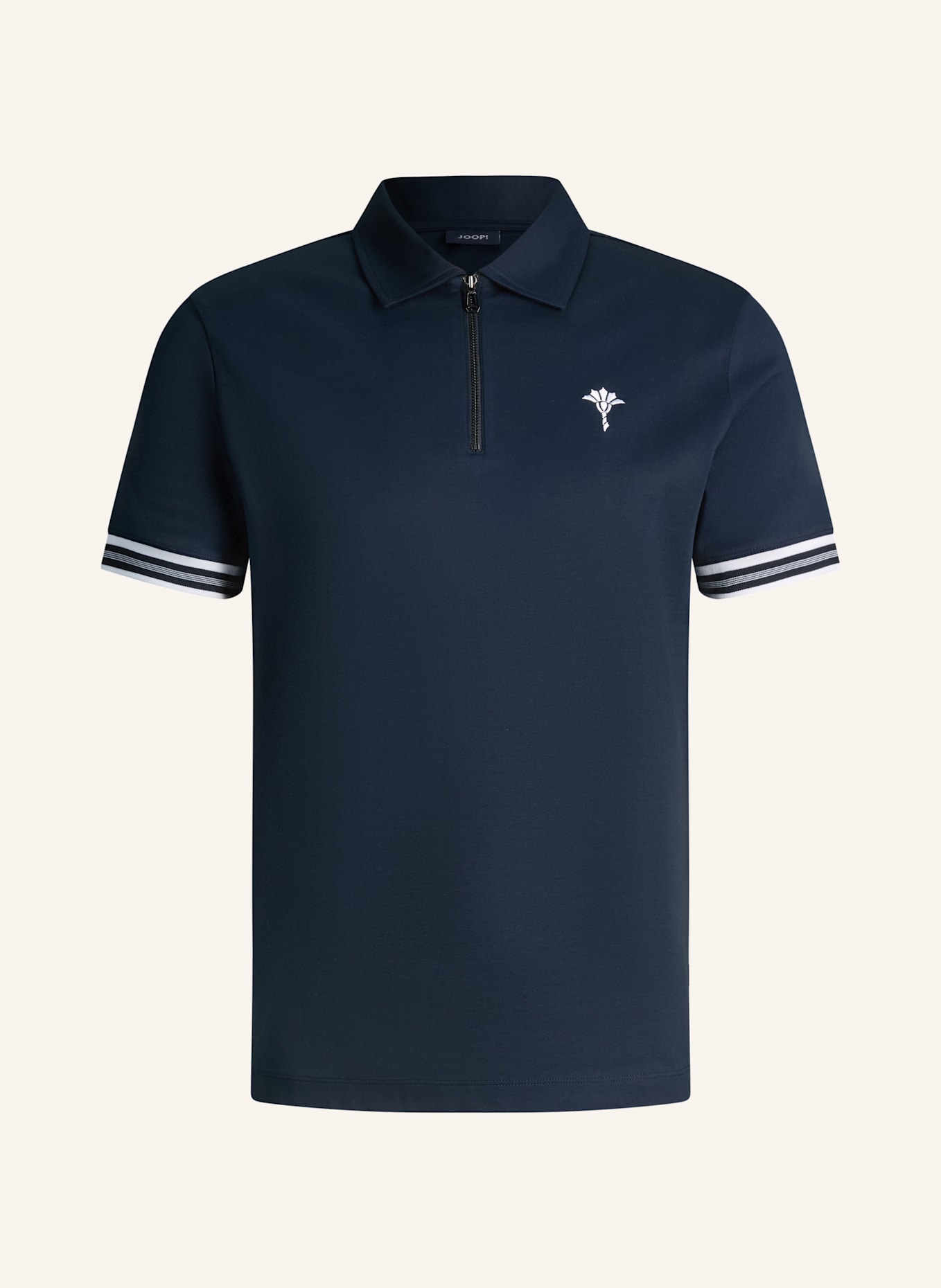 JOOP! Zip-Poloshirt: DUNKELBLAU