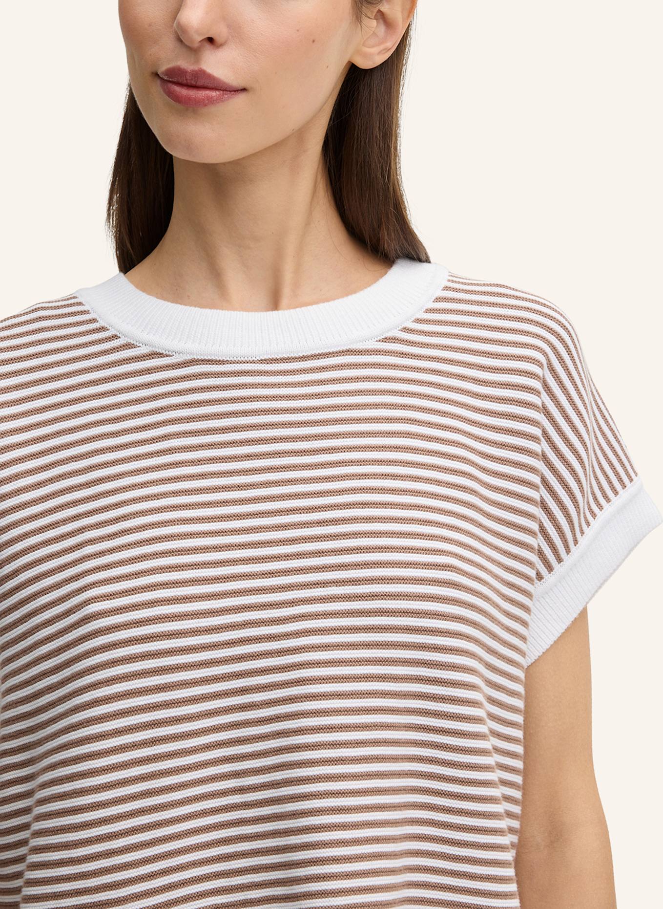 JOOP! Strickshirt KIPE: HELLBRAUN