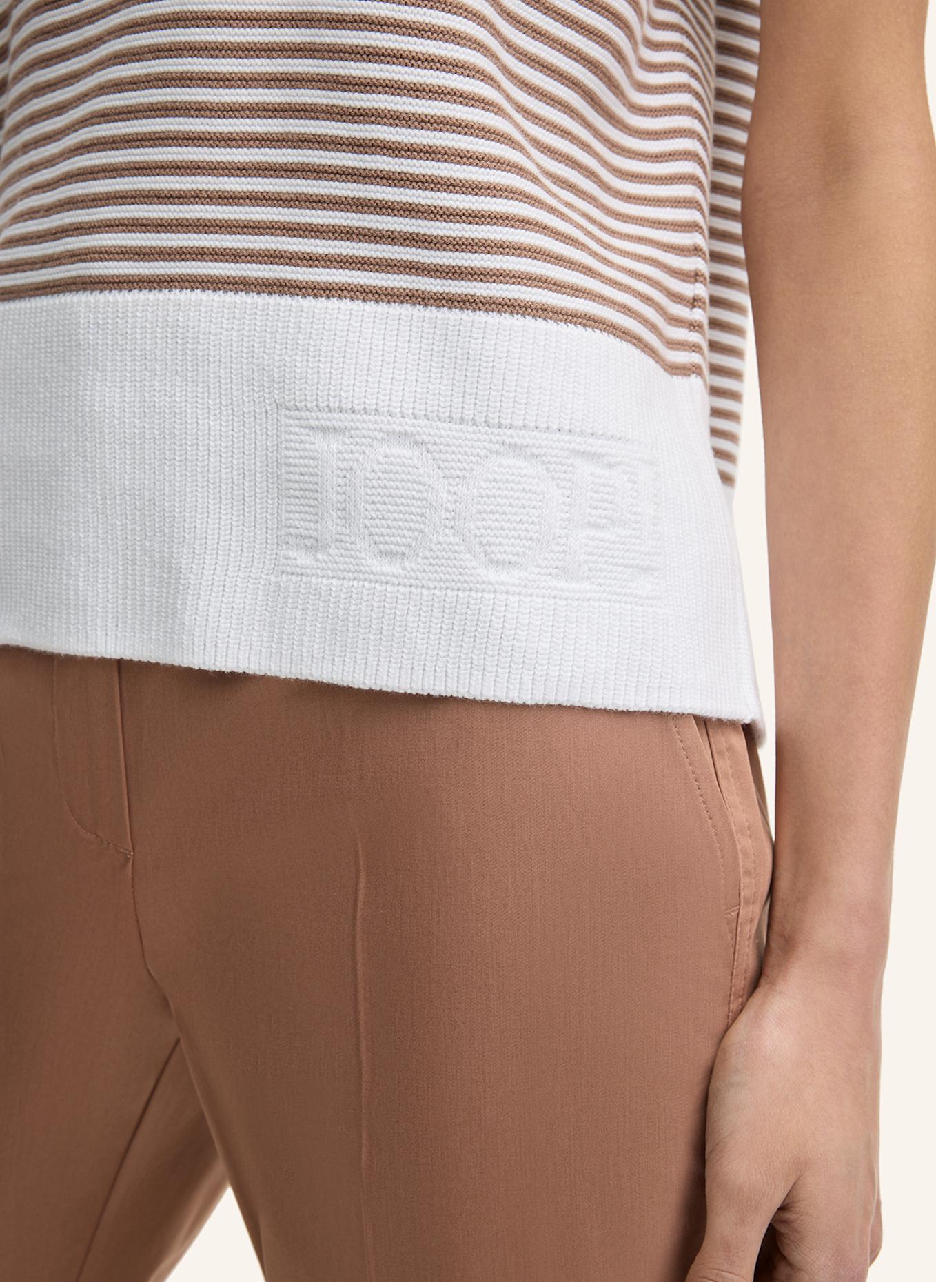 JOOP! Strickshirt KIPE: HELLBRAUN