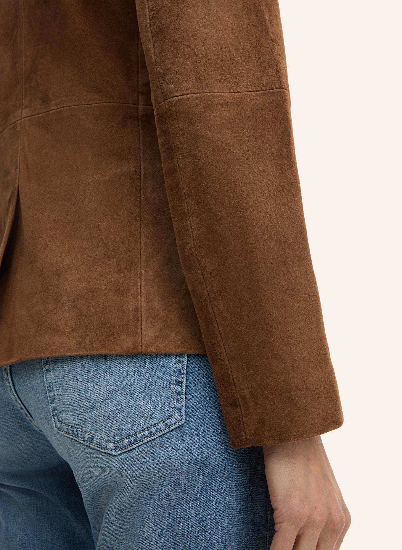 JOOP! Lederblazer: BRAUN