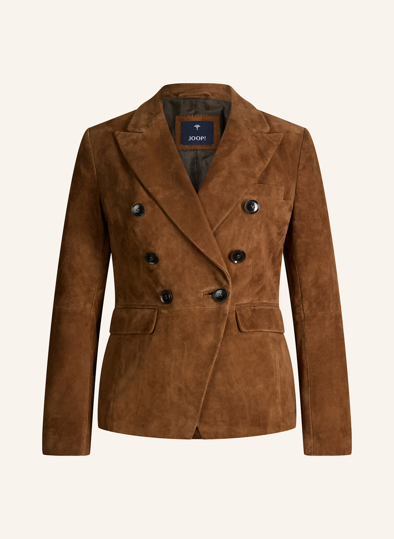 JOOP! Lederblazer: BRAUN