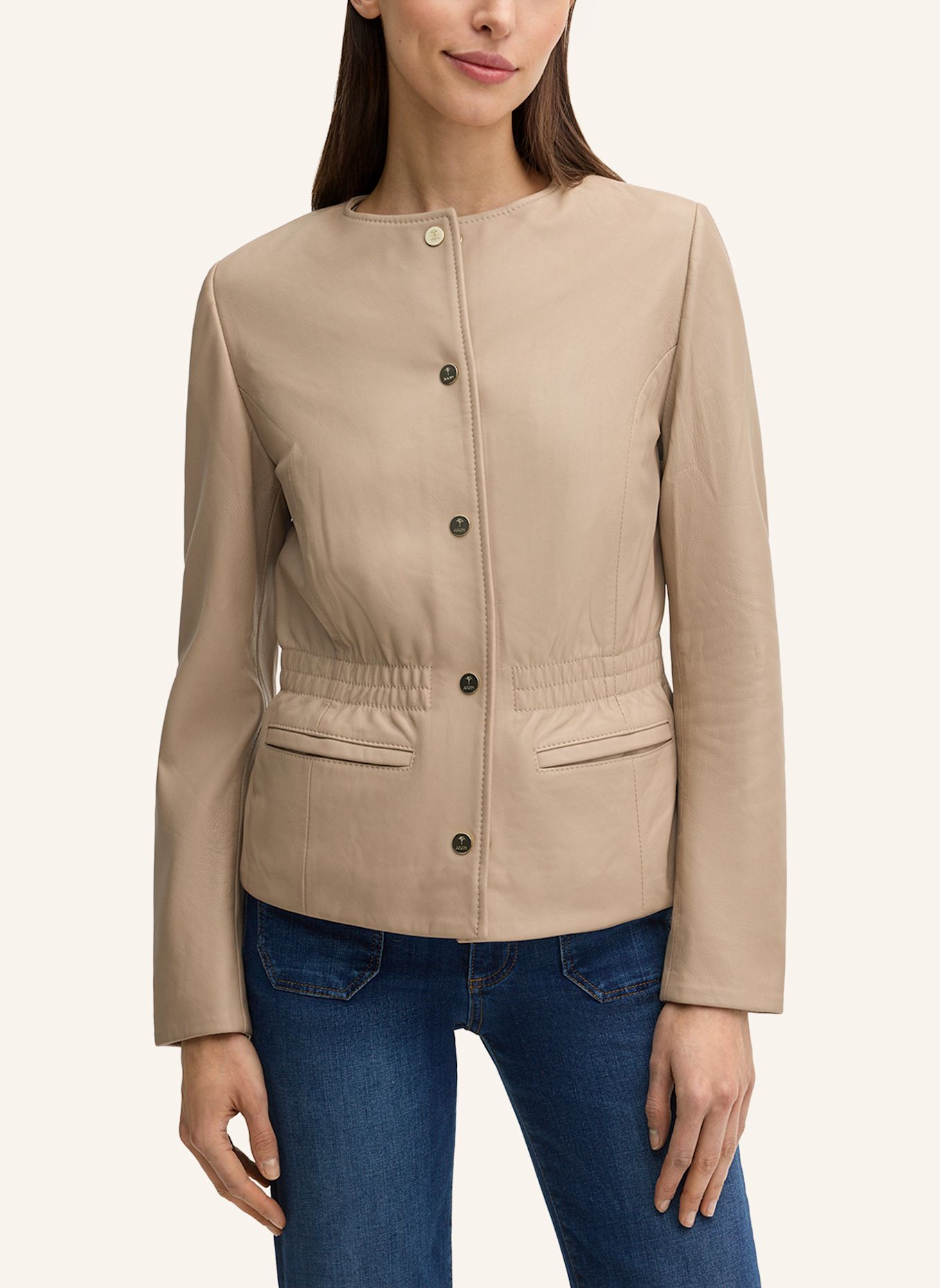 JOOP! Lederjacke: BEIGE