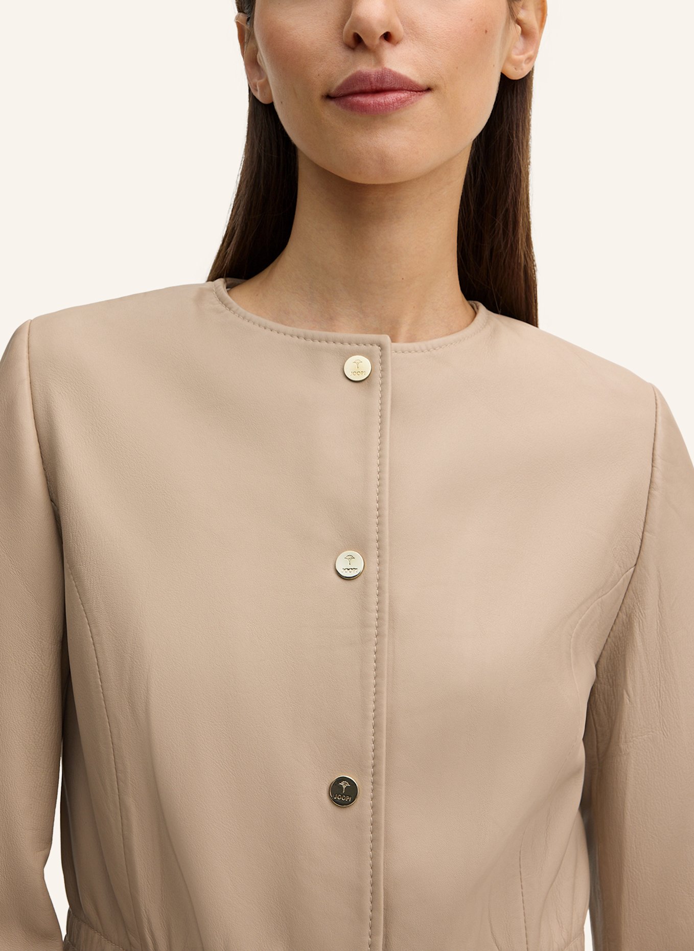 JOOP! Lederjacke: BEIGE