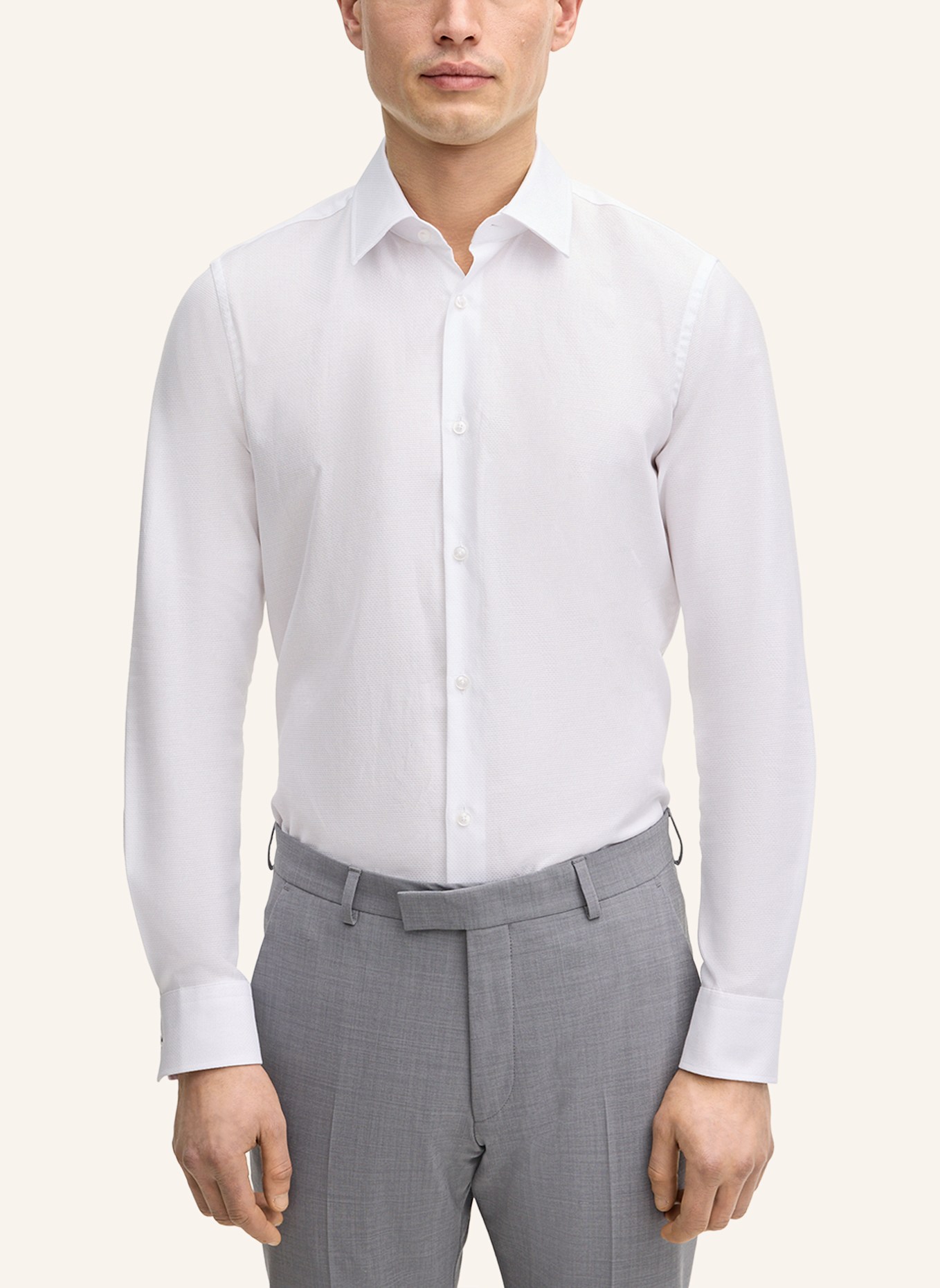 JOOP! Hemd Slim Fit: WEISS