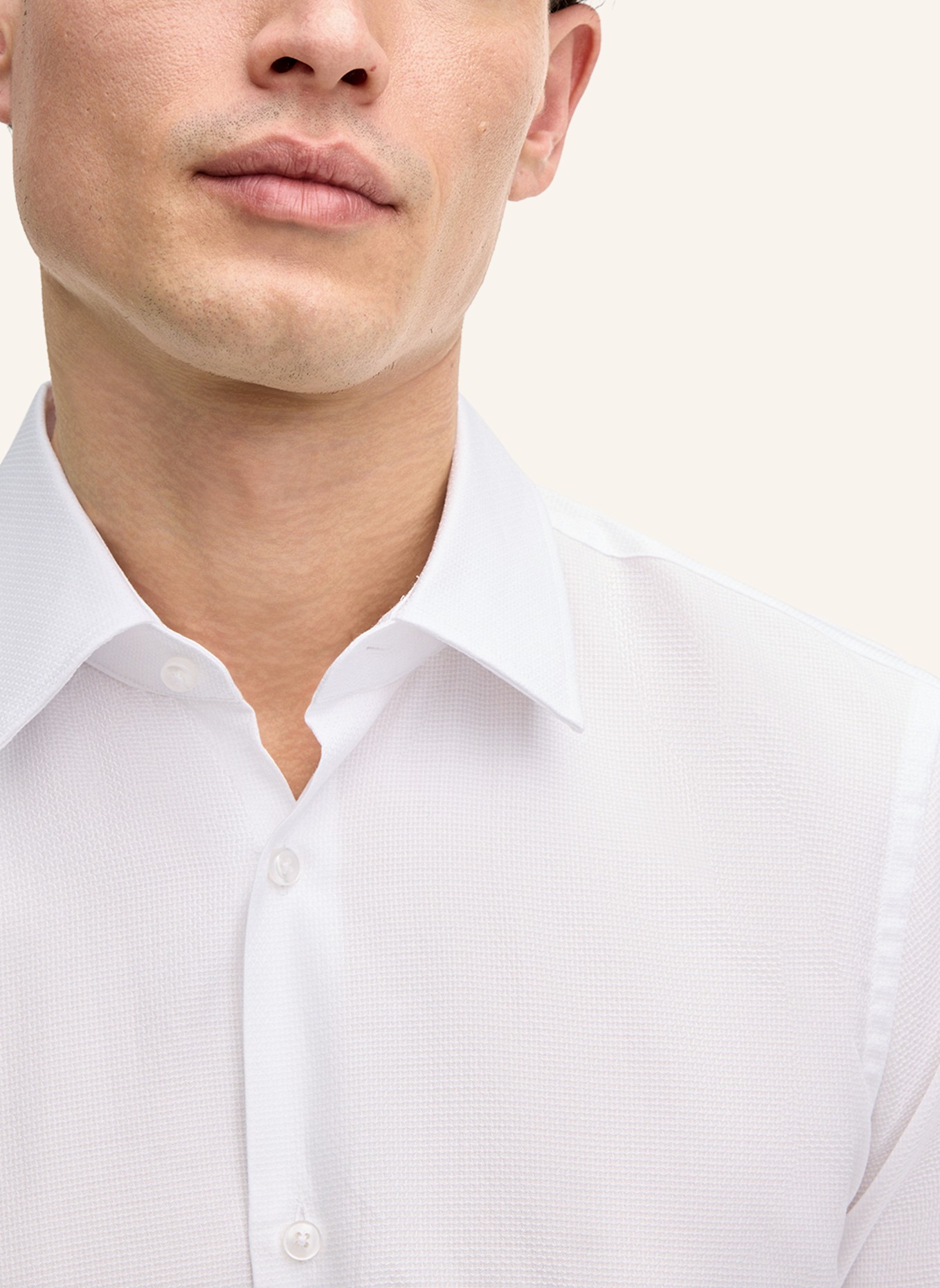 JOOP! Hemd Slim Fit: WEISS