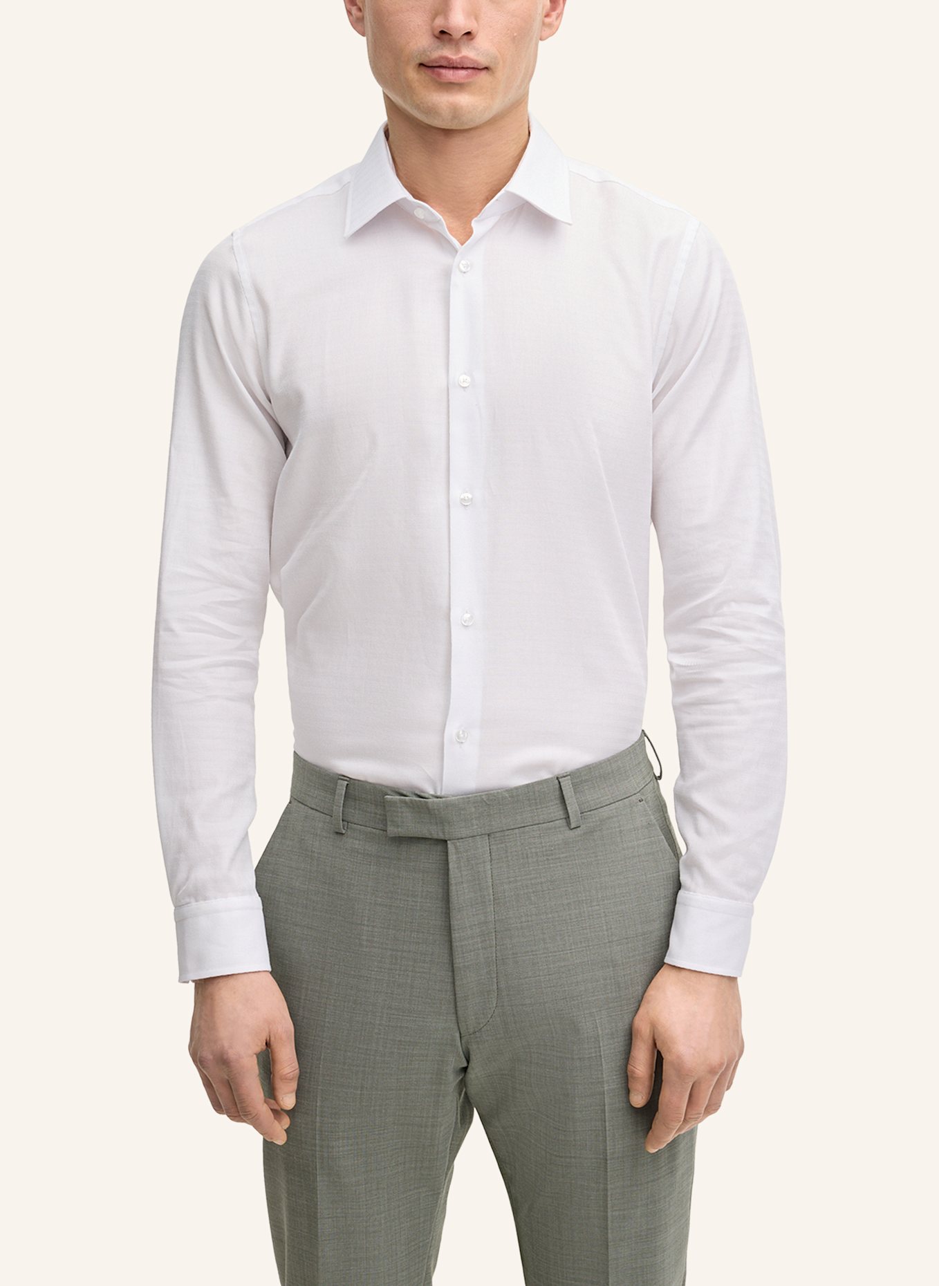 JOOP! Hemd Slim Fit: WEISS