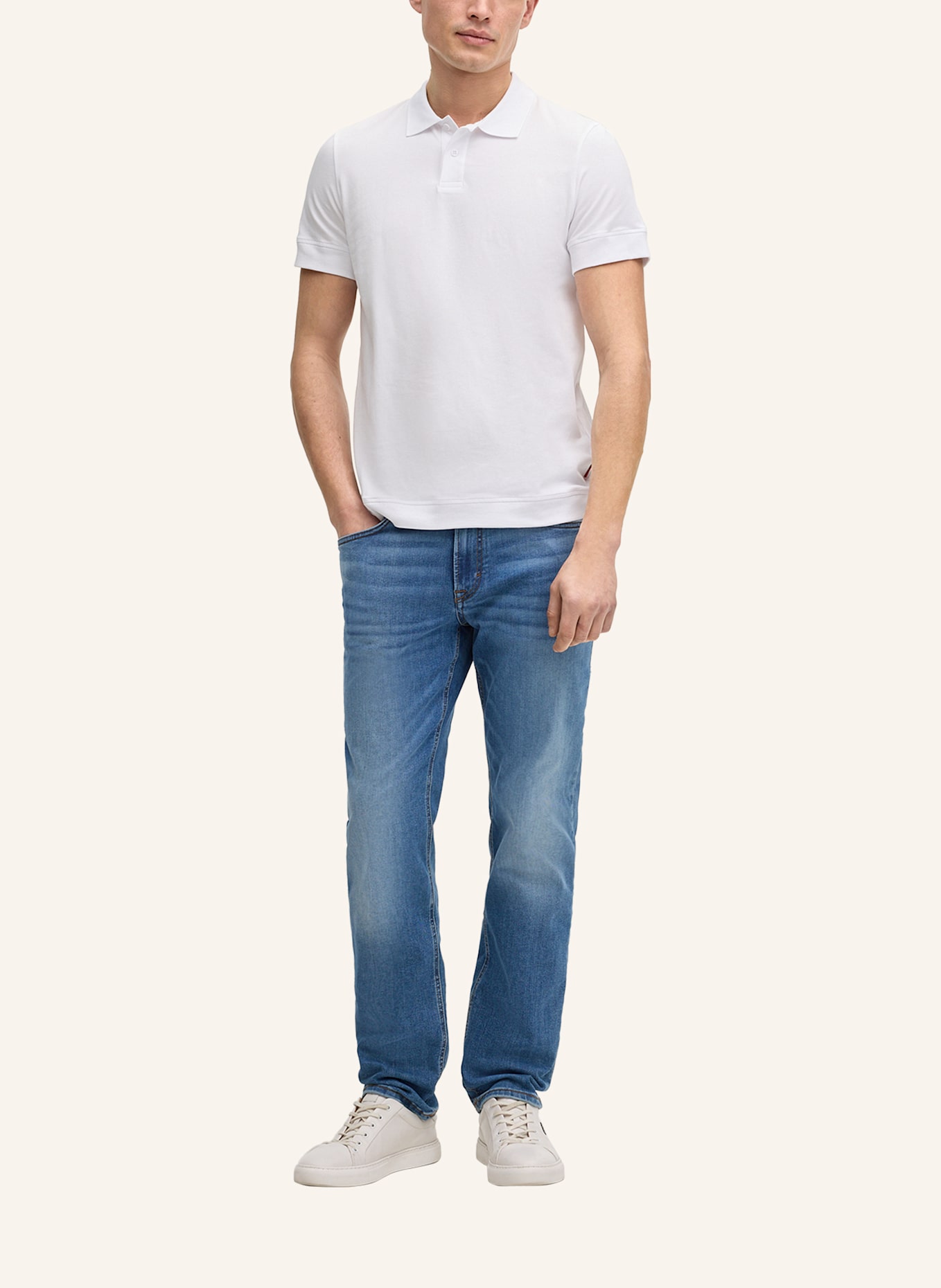 JOOP! JEANS Poloshirt: WEISS