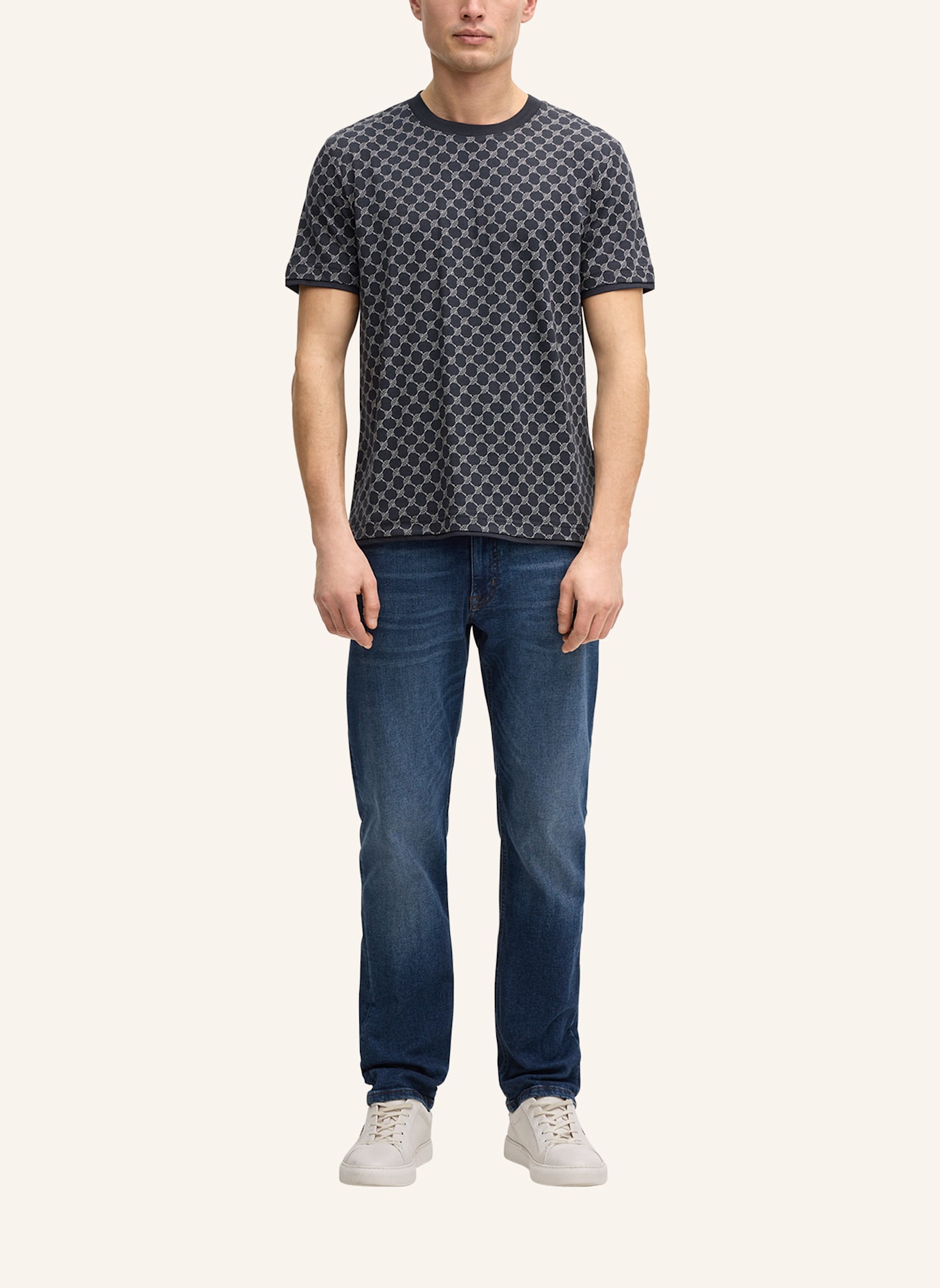 JOOP! T-Shirt: DUNKELBLAU