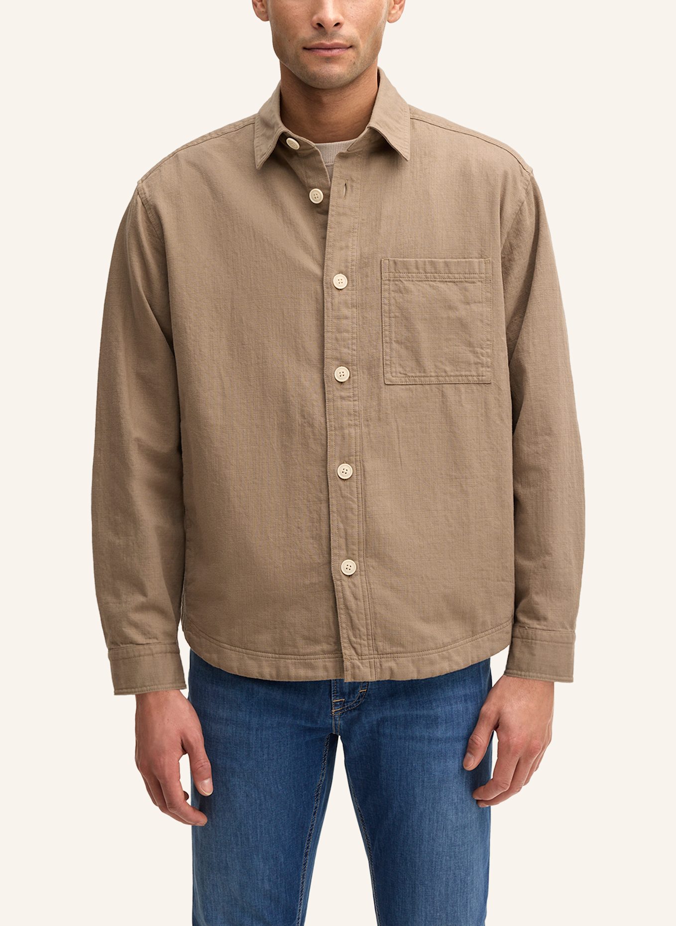 JOOP! JEANS Hemd Regular Fit: BEIGE