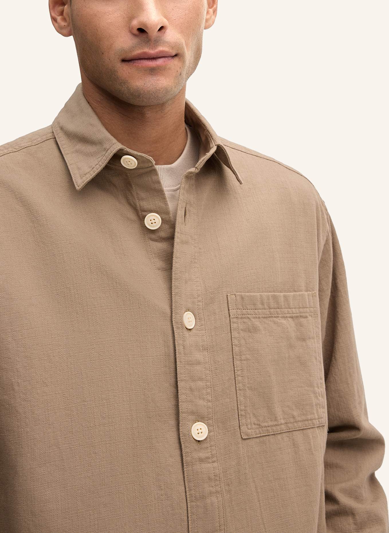 JOOP! JEANS Hemd Regular Fit: BEIGE