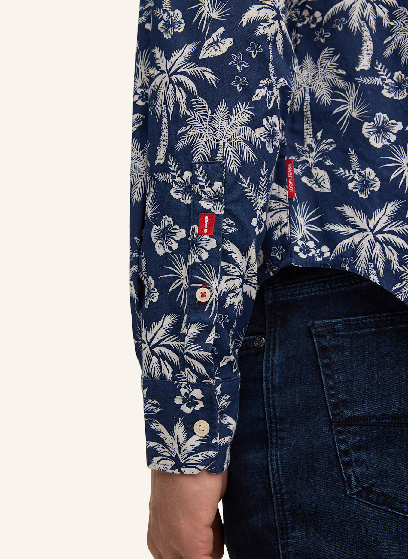 JOOP! JEANS Hemd Regular Fit: DUNKELBLAU