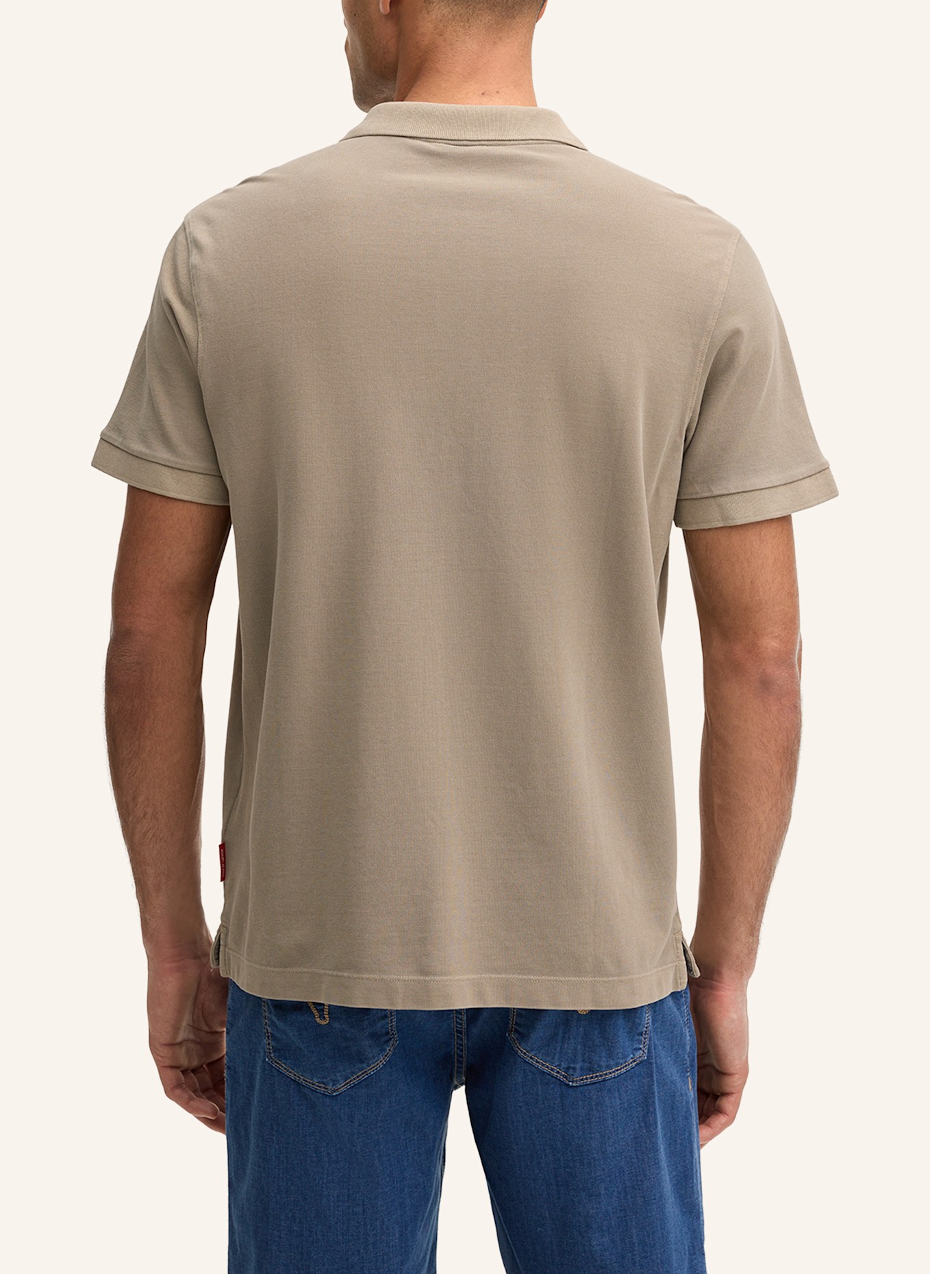 JOOP! JEANS Piqué-Poloshirt AMBROSIAN: BEIGE