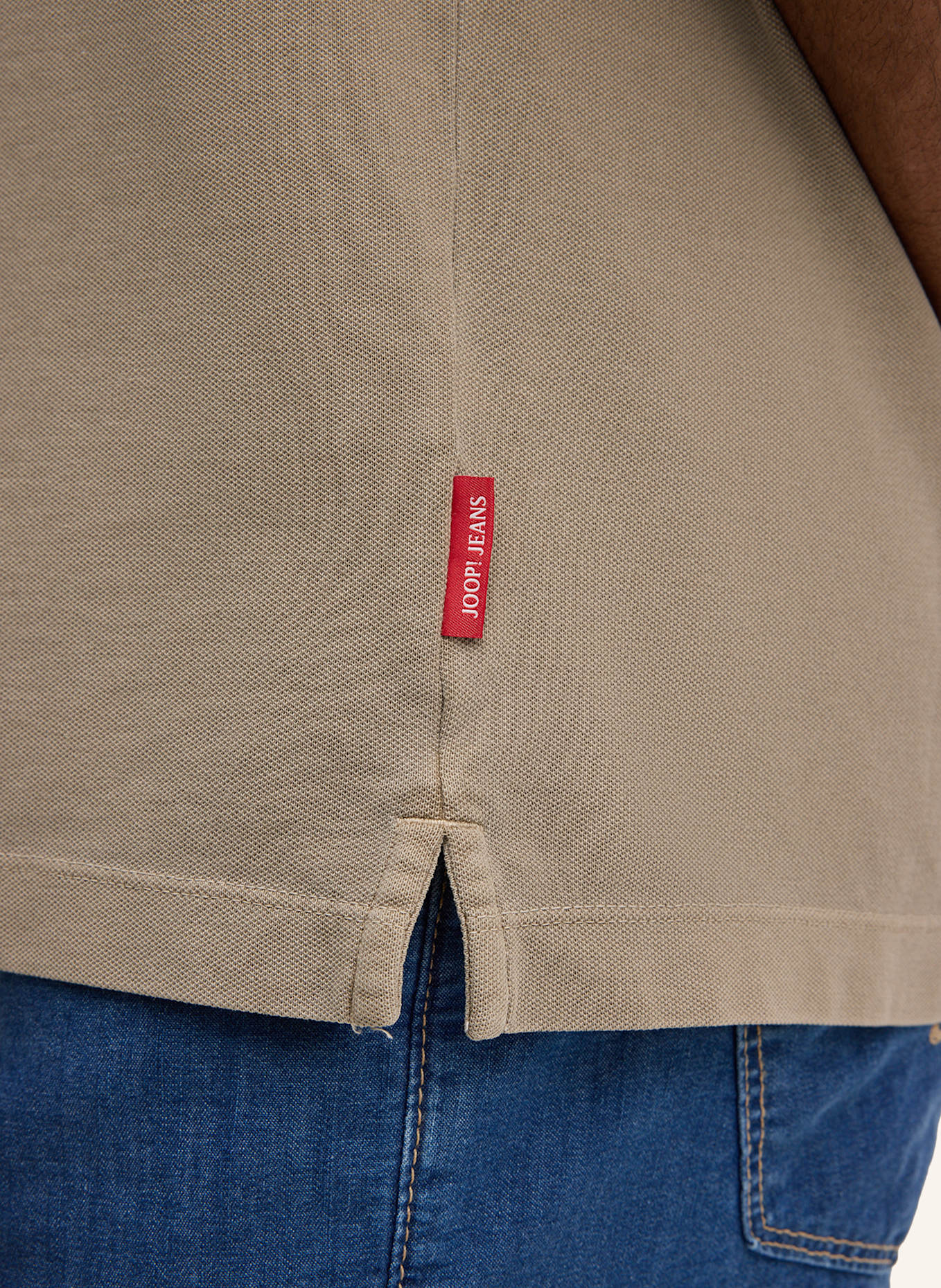 JOOP! JEANS Piqué-Poloshirt AMBROSIAN: BEIGE