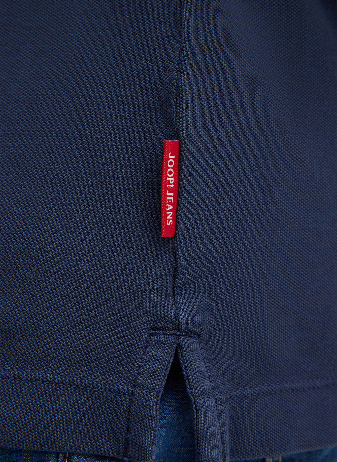 JOOP! JEANS Piqué-Poloshirt AMBROSIAN: DUNKELBLAU