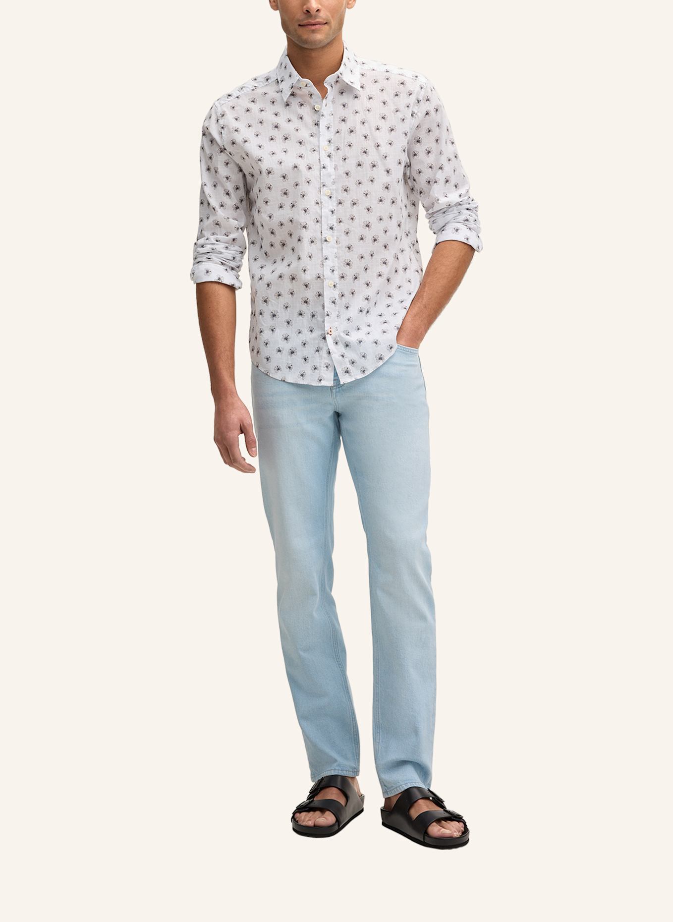 JOOP! JEANS Hemd Regular Fit: WEISS