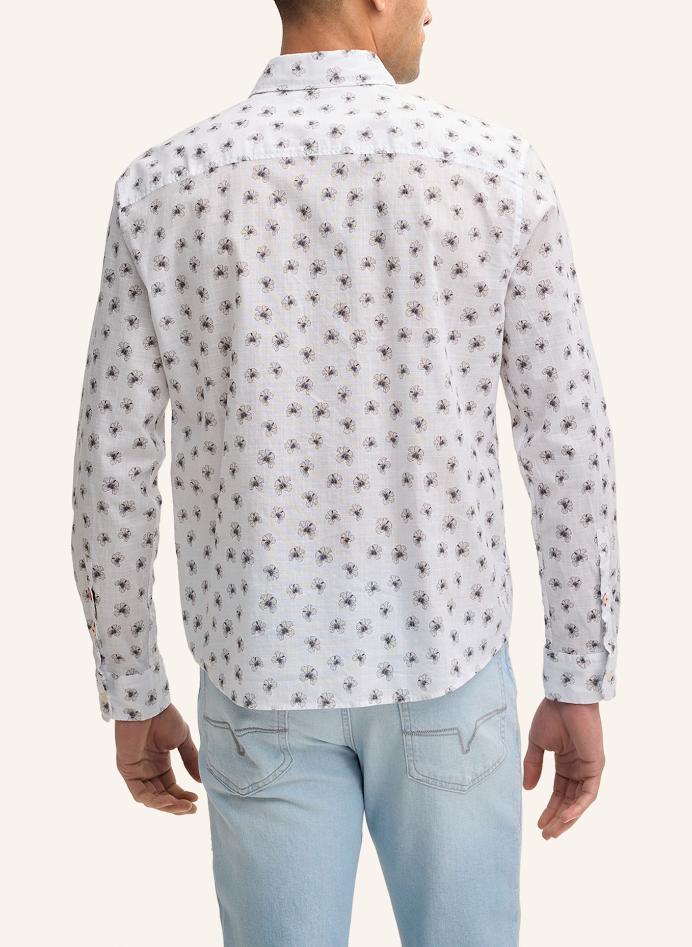 JOOP! JEANS Hemd Regular Fit: WEISS