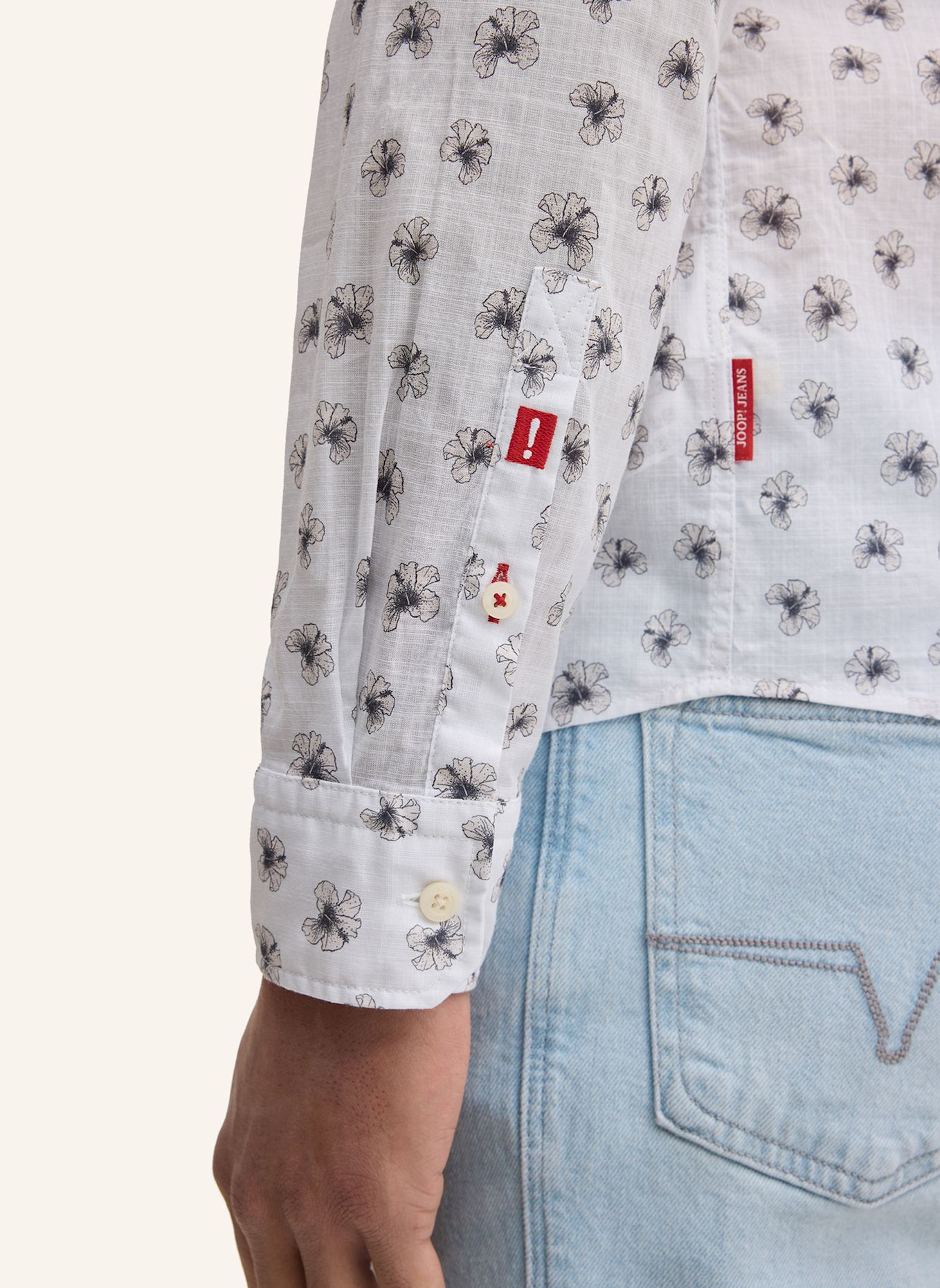 JOOP! JEANS Hemd Regular Fit: WEISS