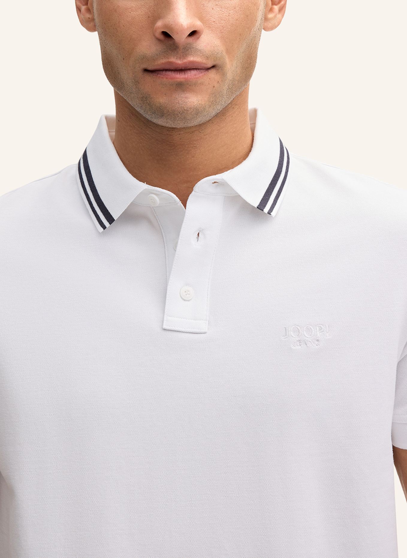 JOOP! JEANS Poloshirt: WEISS