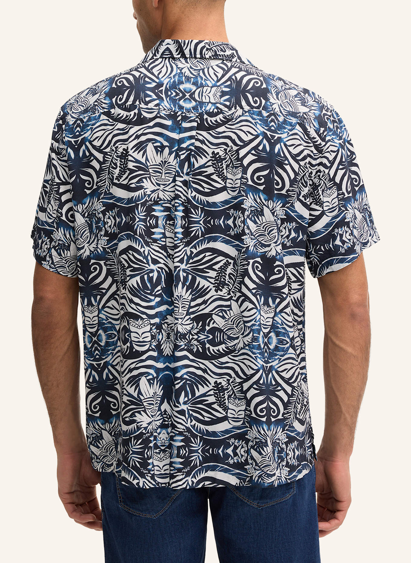 JOOP! JEANS Kurzarm-Hemd Regular Fit: BLAU